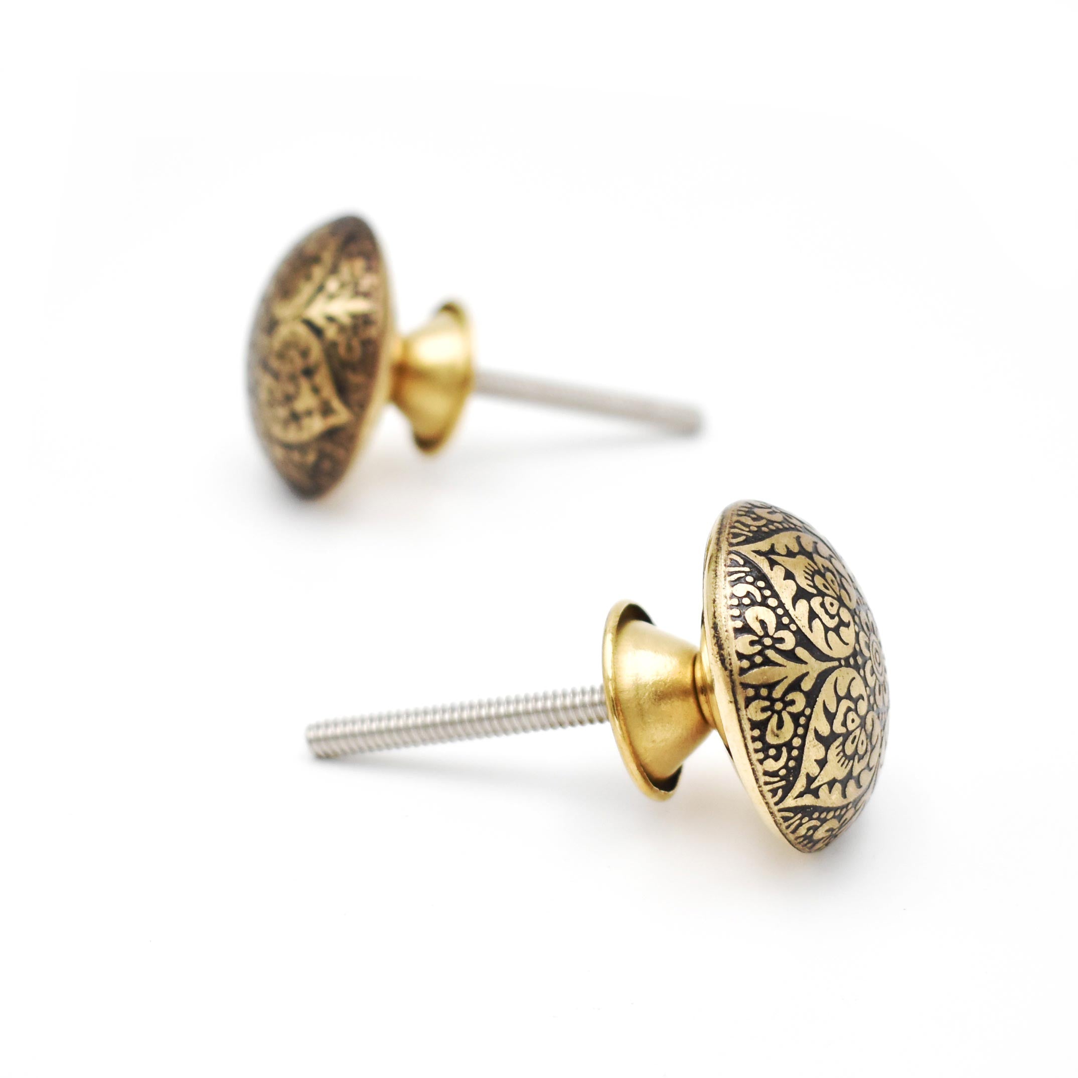 Maharani Brass Cupboard Drawer Knob