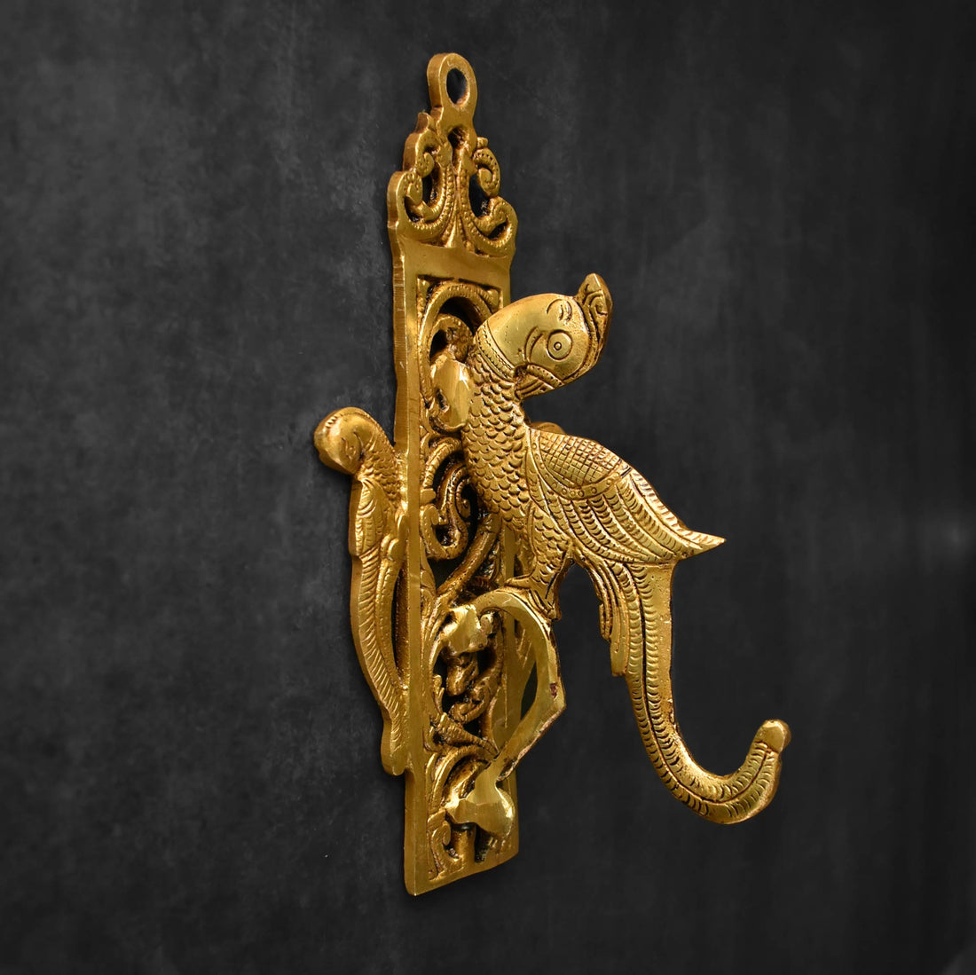 peacock wall hook