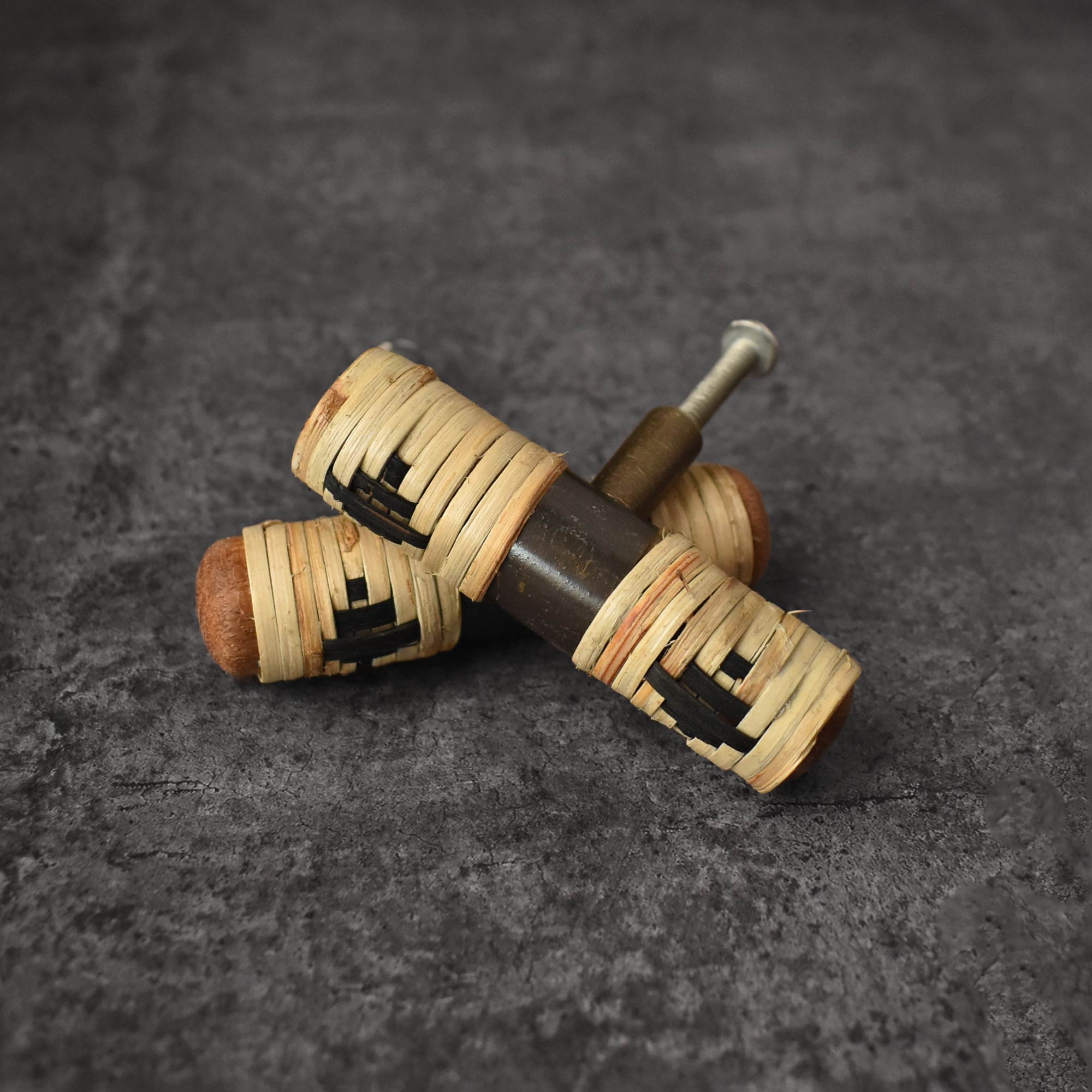 rattan drawer handle