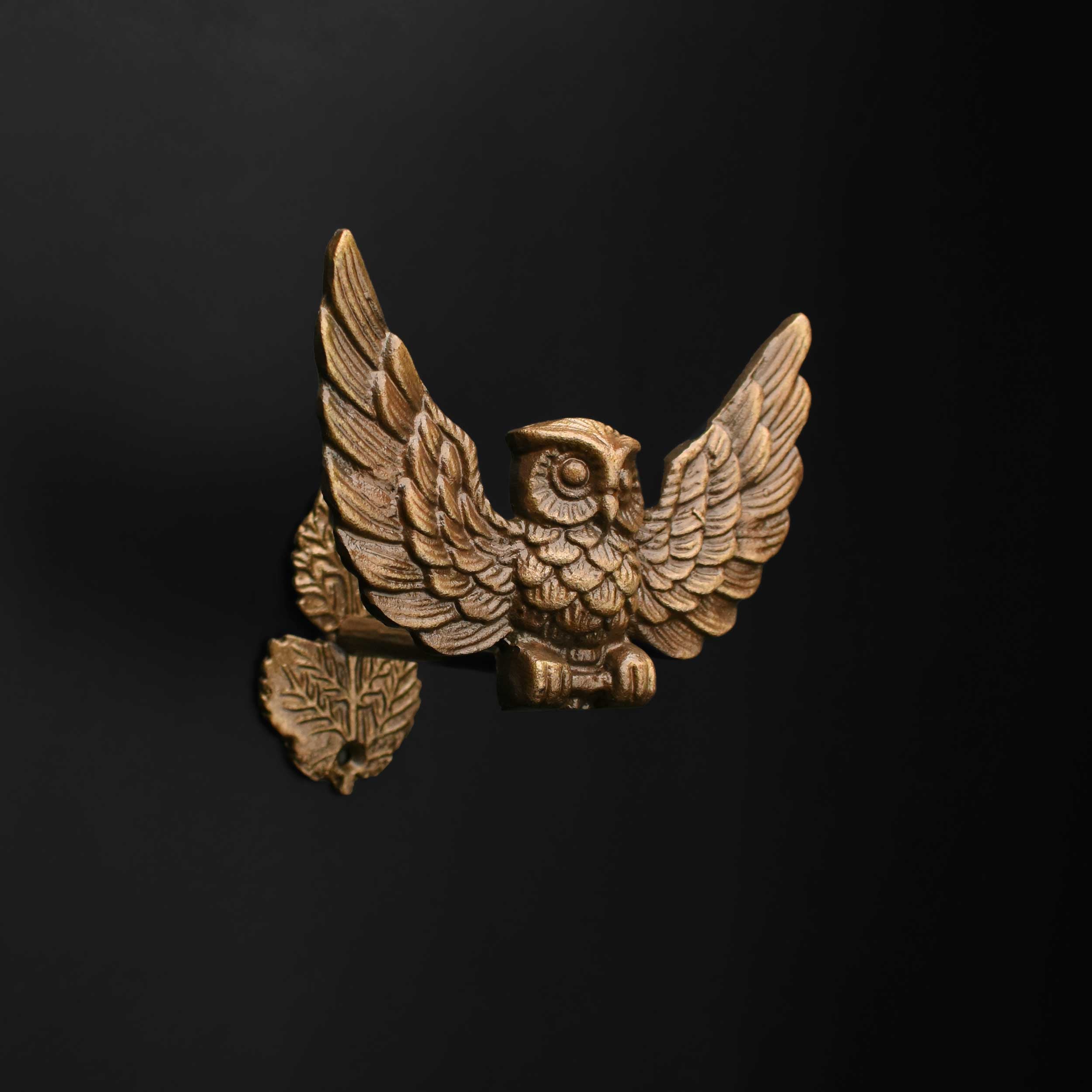 Alba Antique Owl Curtain Holdback Hook