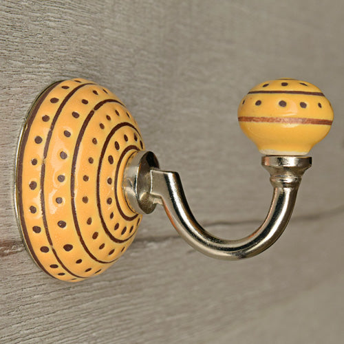 ceramic coat and wall hook