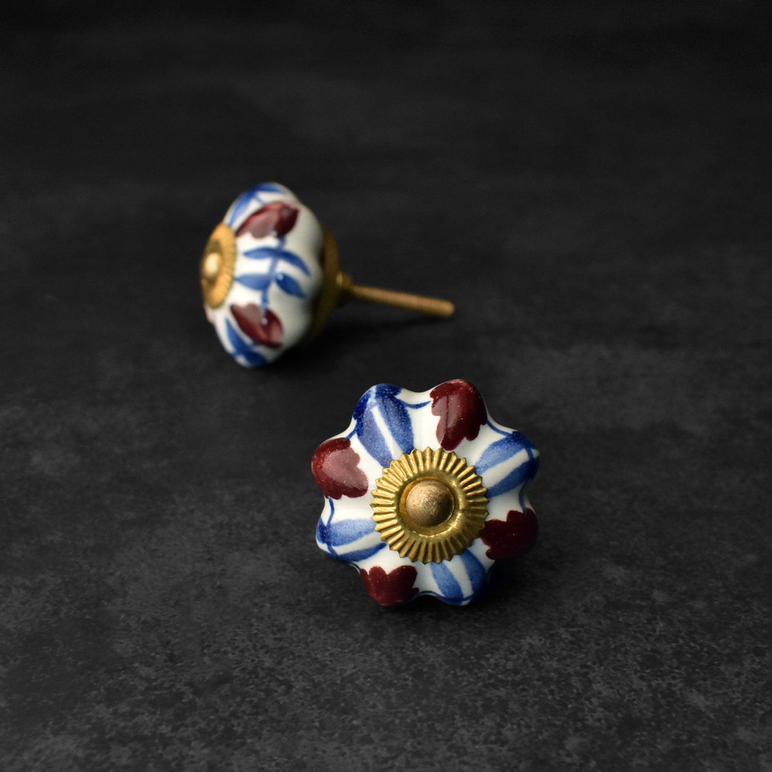 Arboretum Floral Ceramic Knob