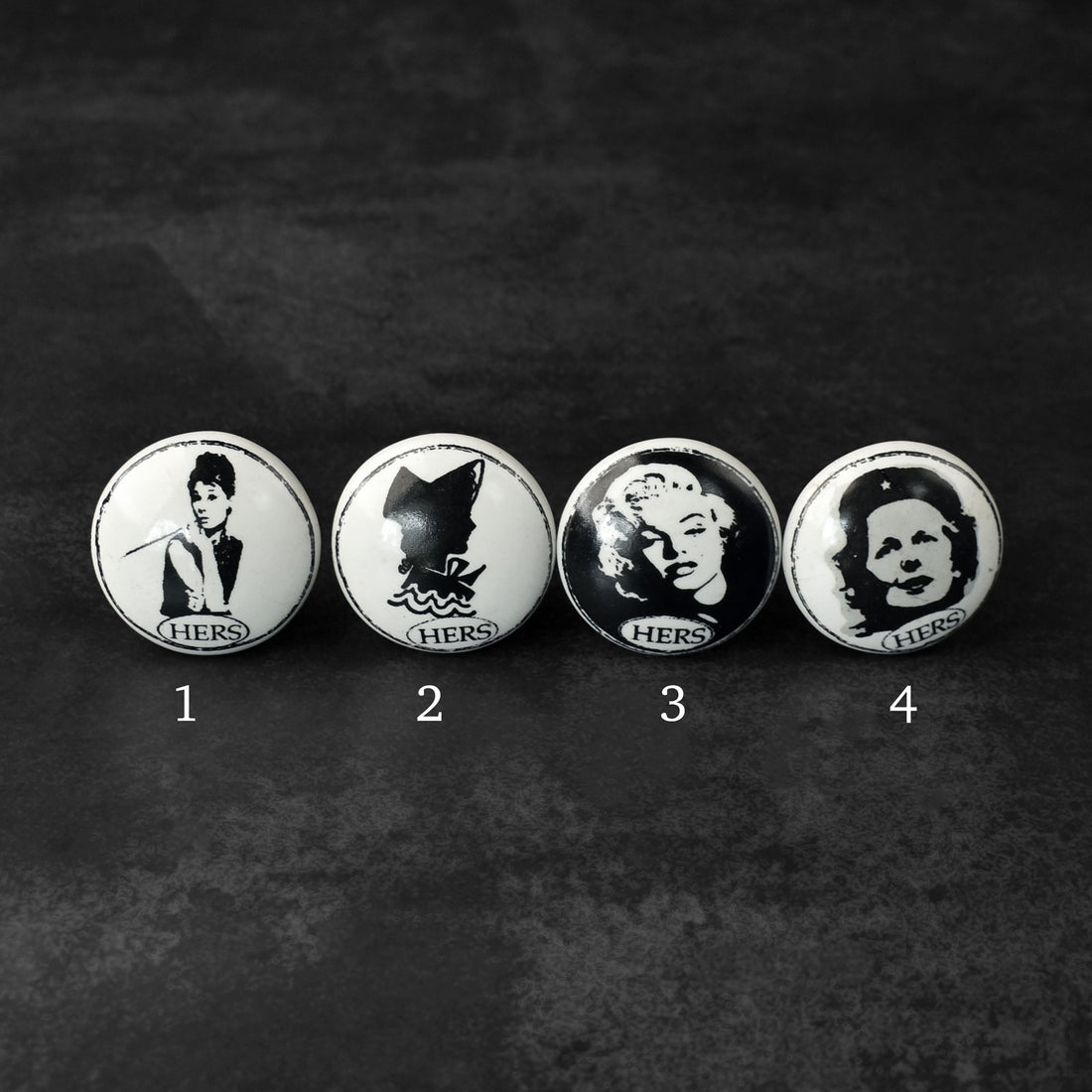 Black Beauty Ceramic Cabinet and Drawer Knob