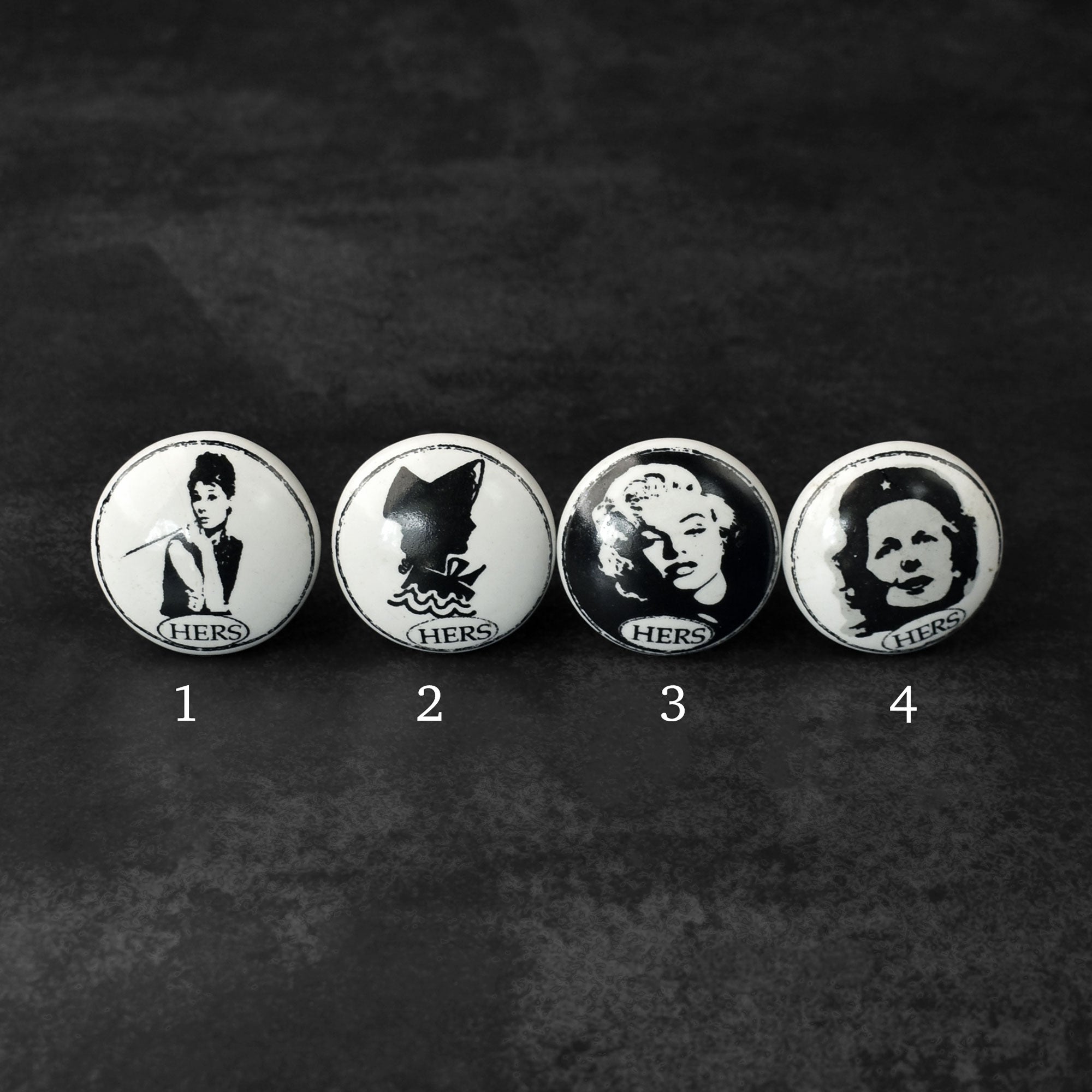 Black Beauty Ceramic Cabinet and Drawer Knob