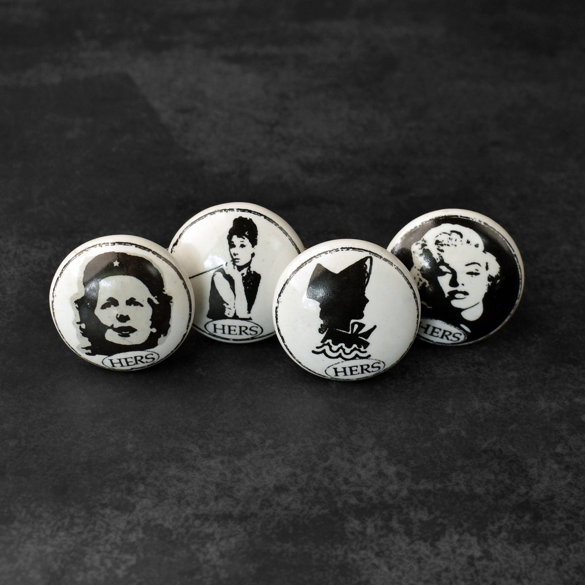 Black Beauty Ceramic Cabinet and Drawer Knob