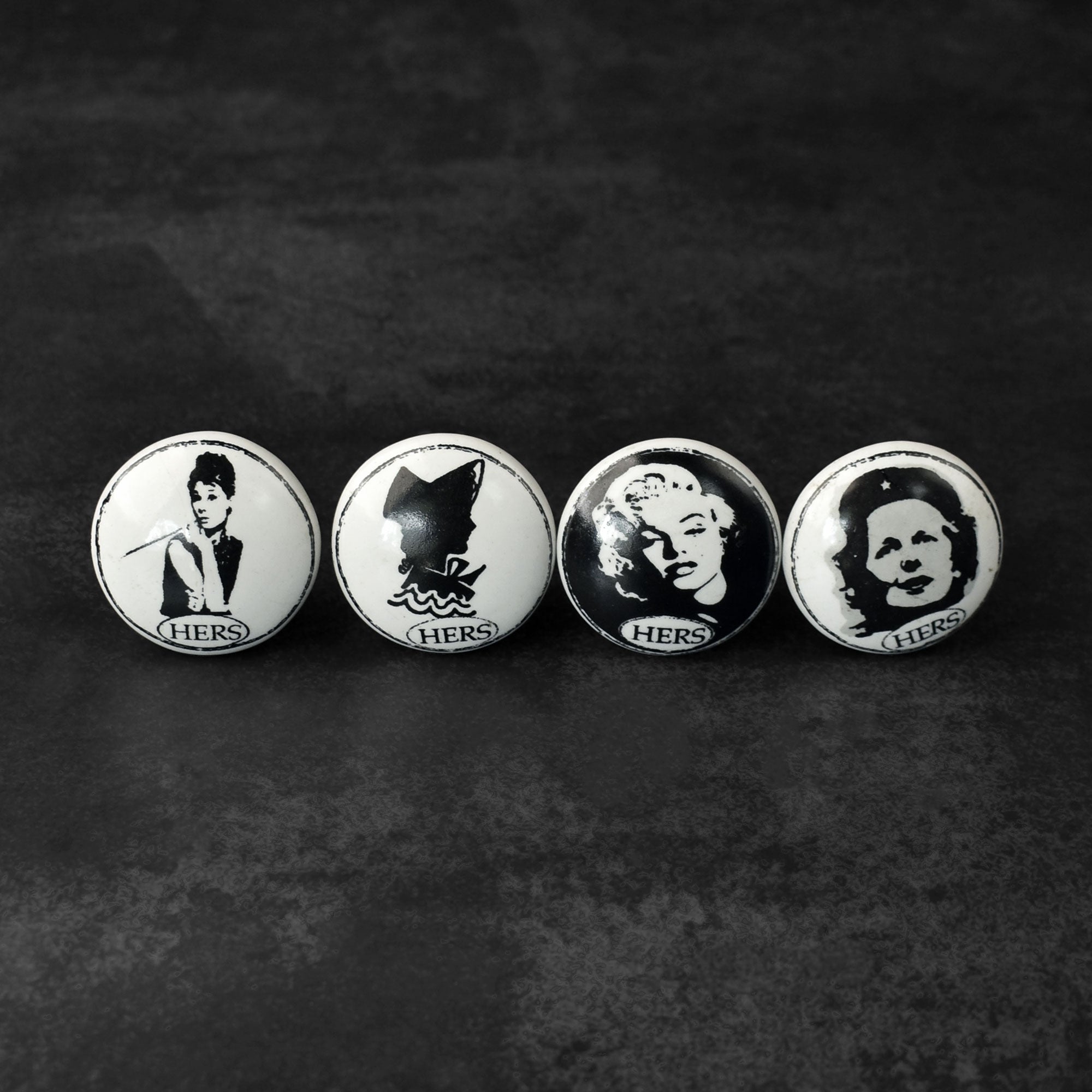 Black Beauty Ceramic Cabinet and Drawer Knob