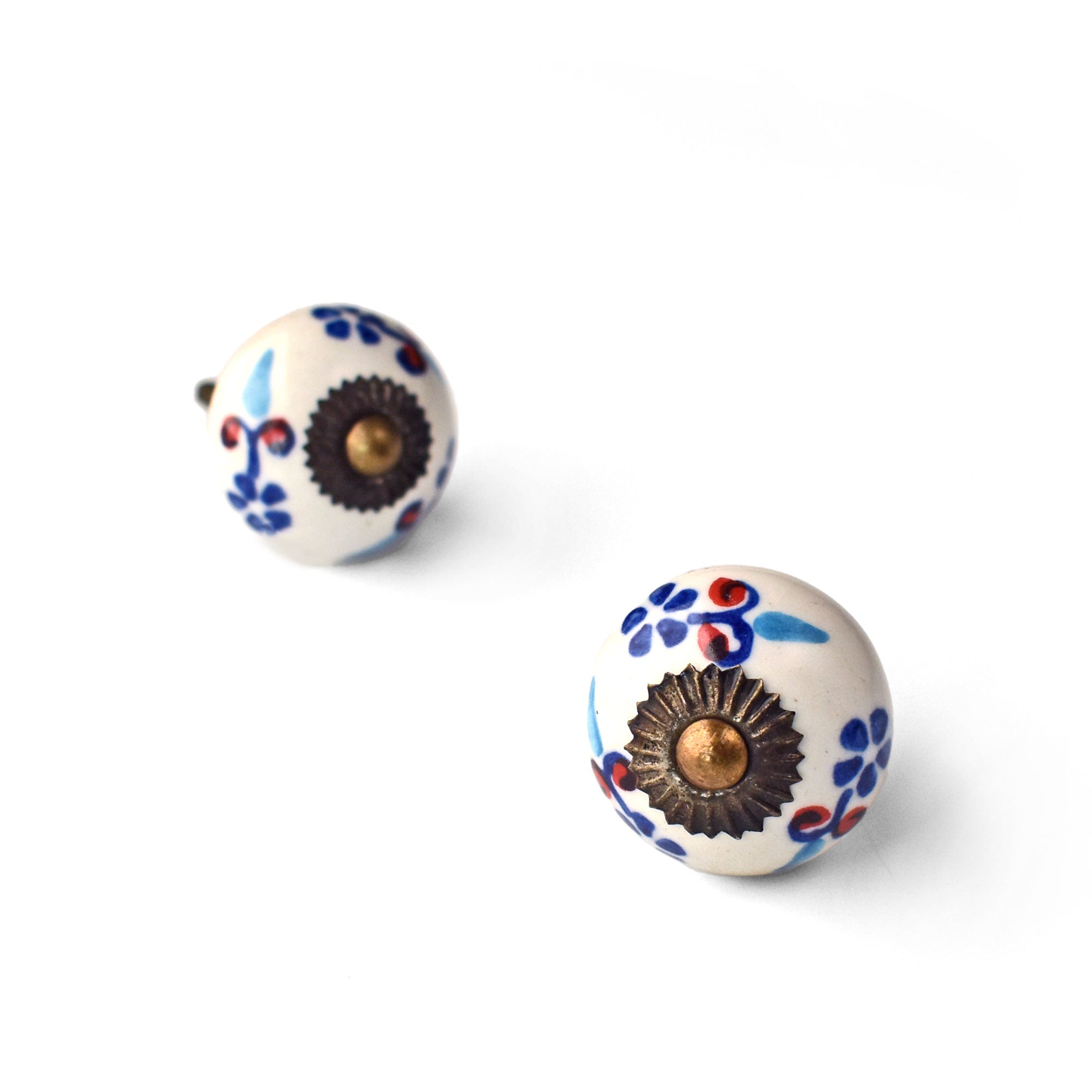 Fermoir Floral Ceramic Cabinet and Drawer Knob