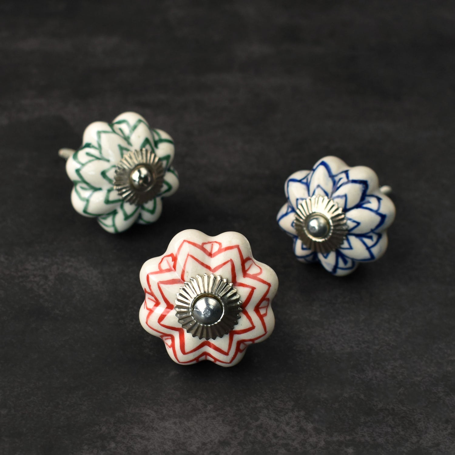 Abhaya Ceramic Kitchen Cupboard Drawer Knob
