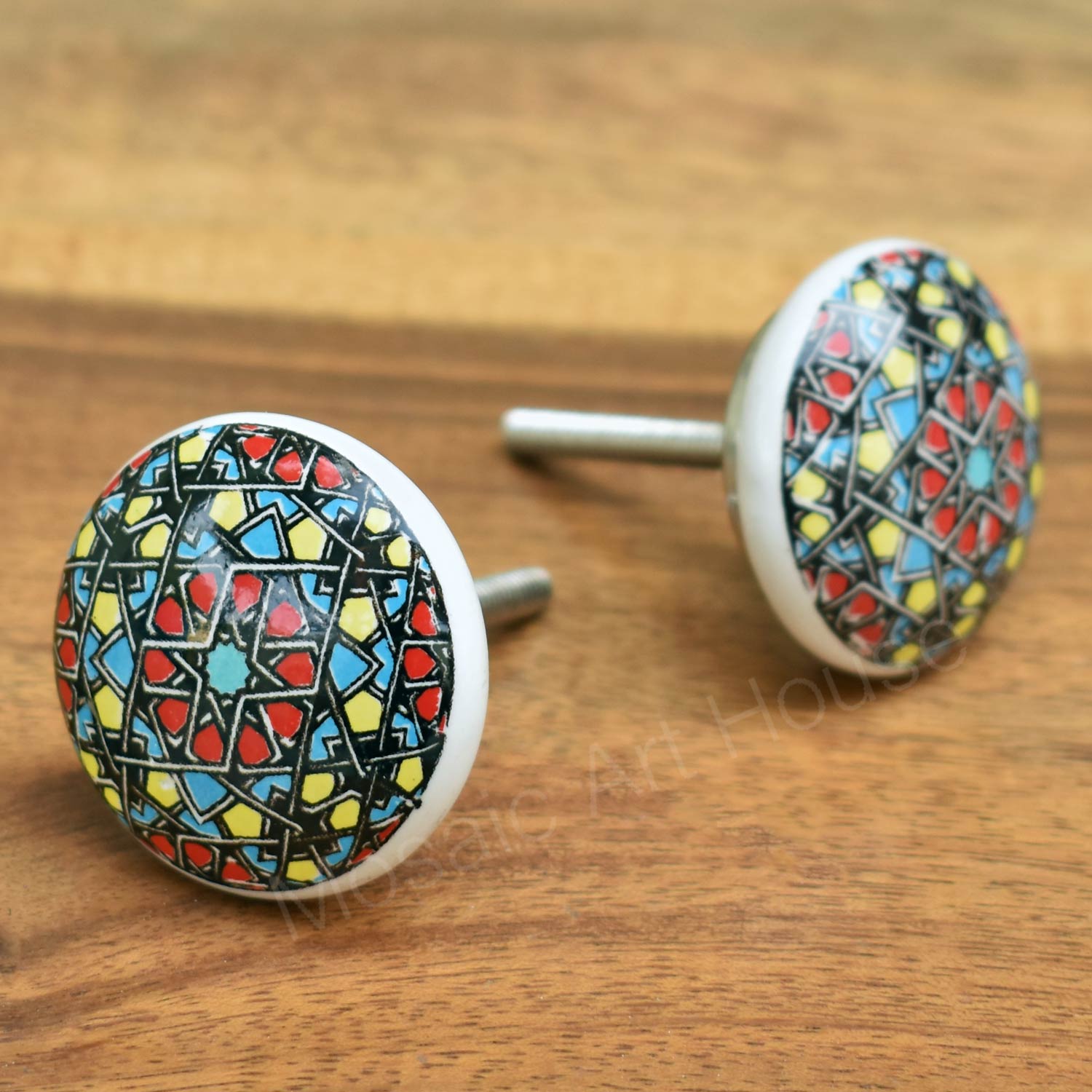 Ines Ceramic Cupboard and Cabinet Door Knob