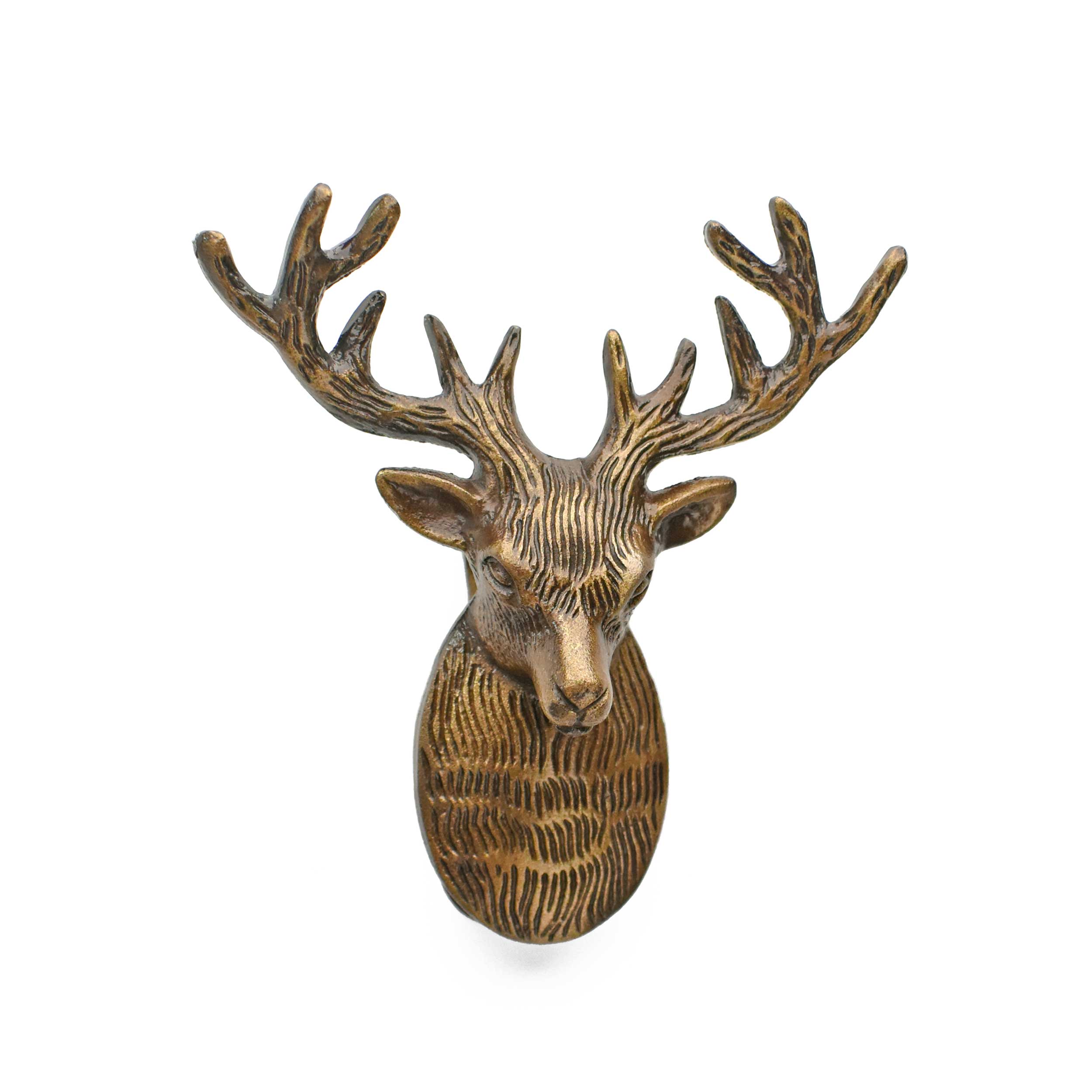 Caspian Antique Stag Door Knocker
