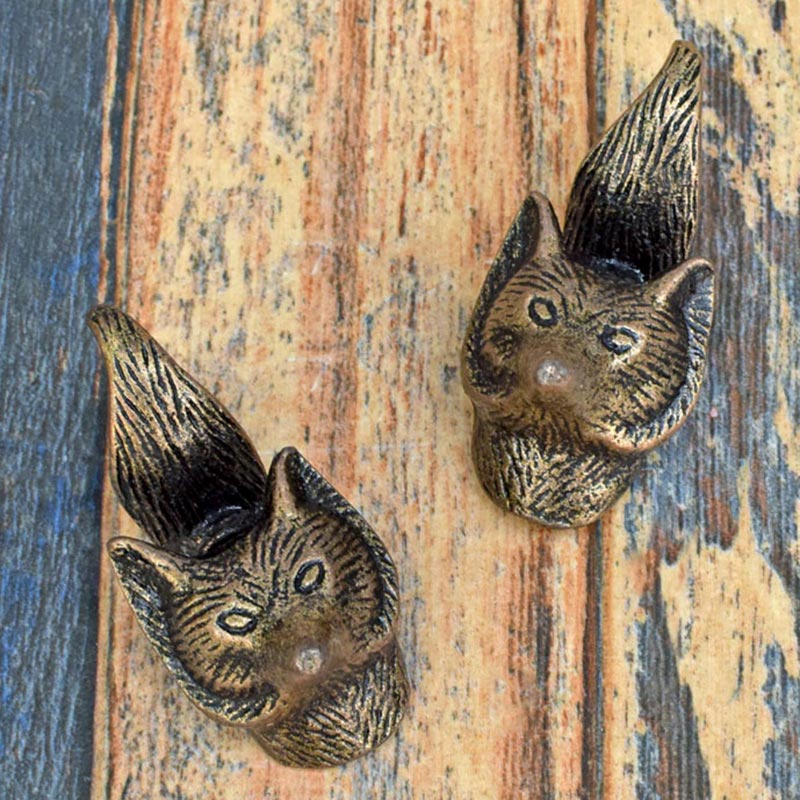 antique fox cabinet knobs