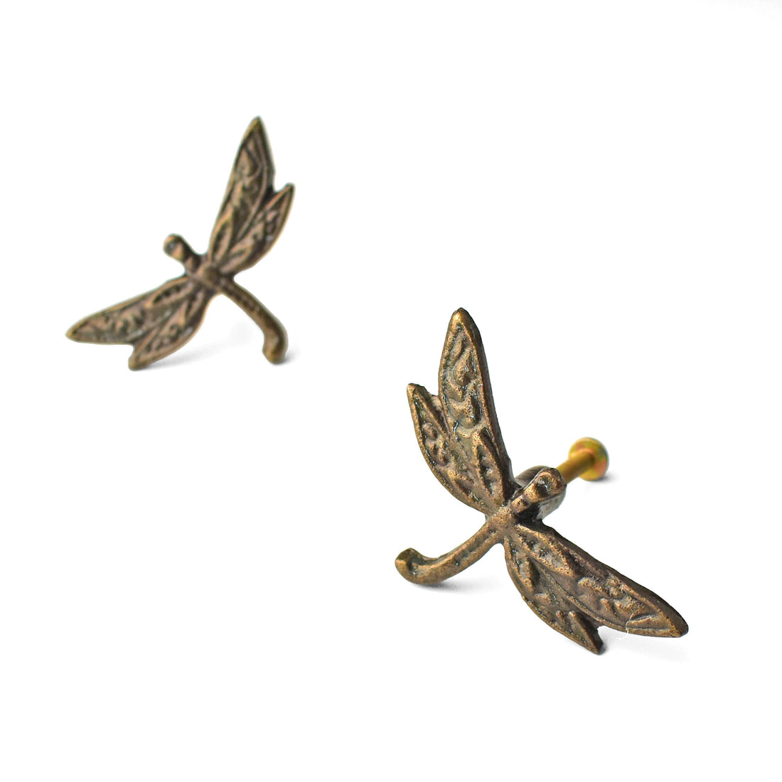 Ceres Antique Dragonfly Kitchen Cabinet Knob Pull