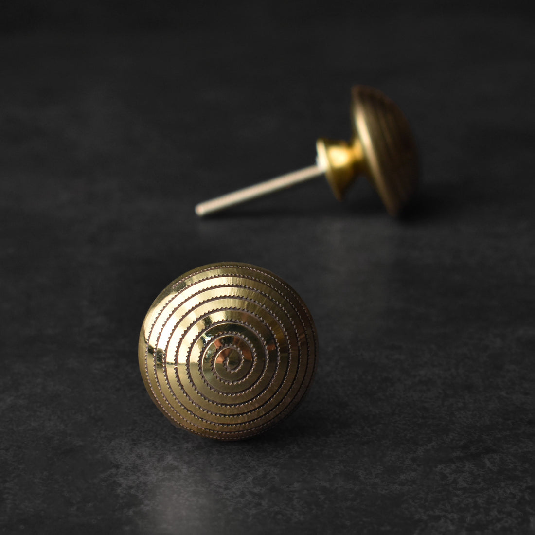 Rodin Brass Cabinet Drawer Knob