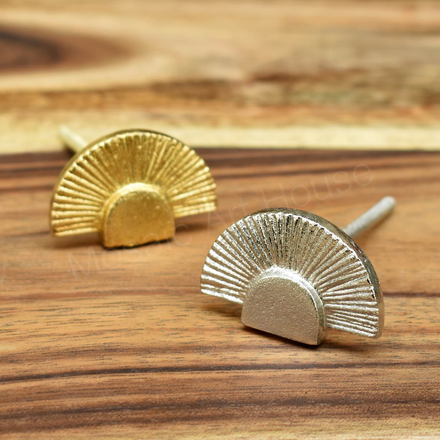gold drawer pulls