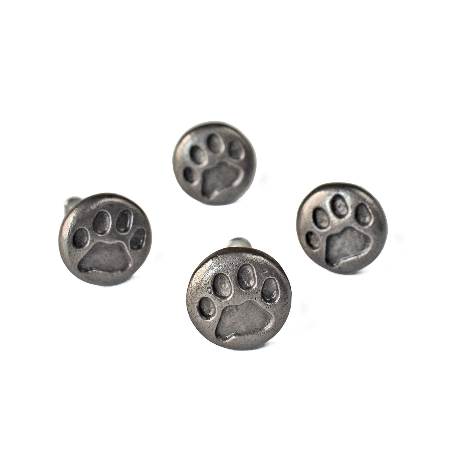 Paddi Paw Pewter Furniture Cabinet Drawer Knob