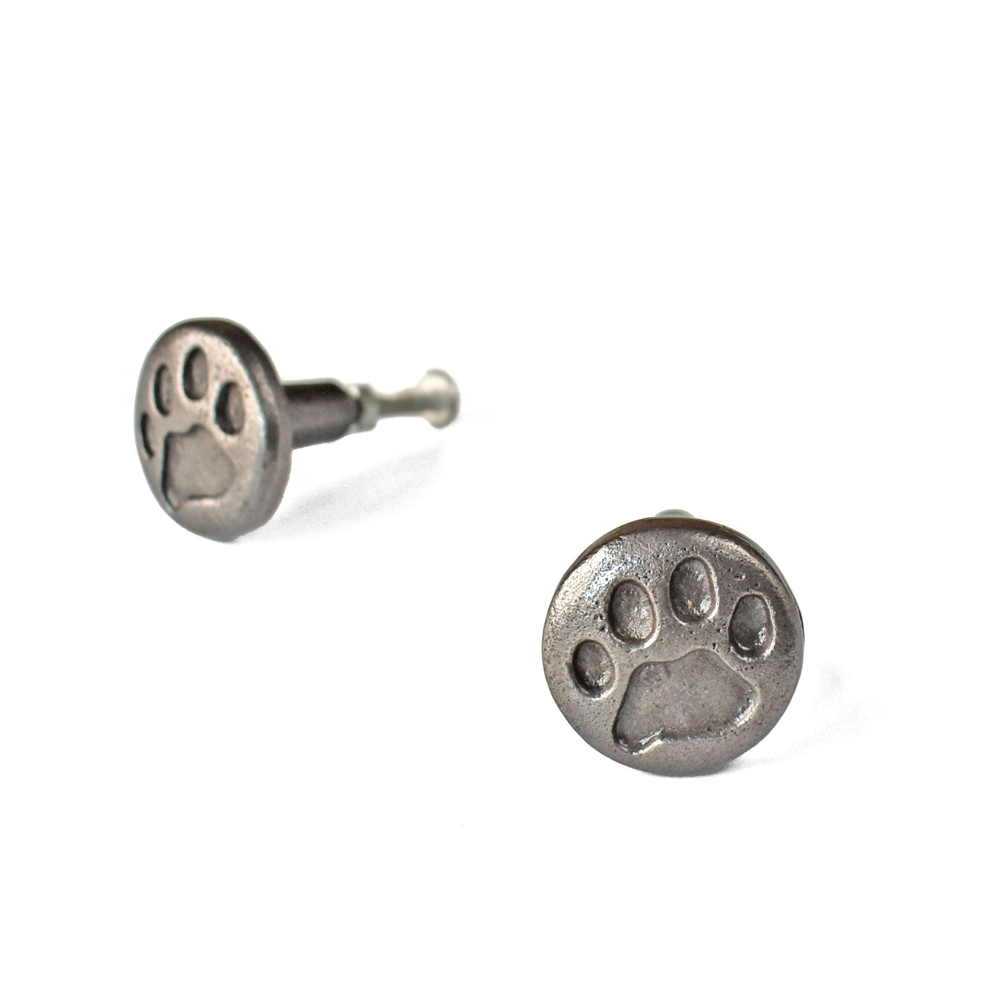 Paddi Paw Pewter Furniture Cabinet Drawer Knob