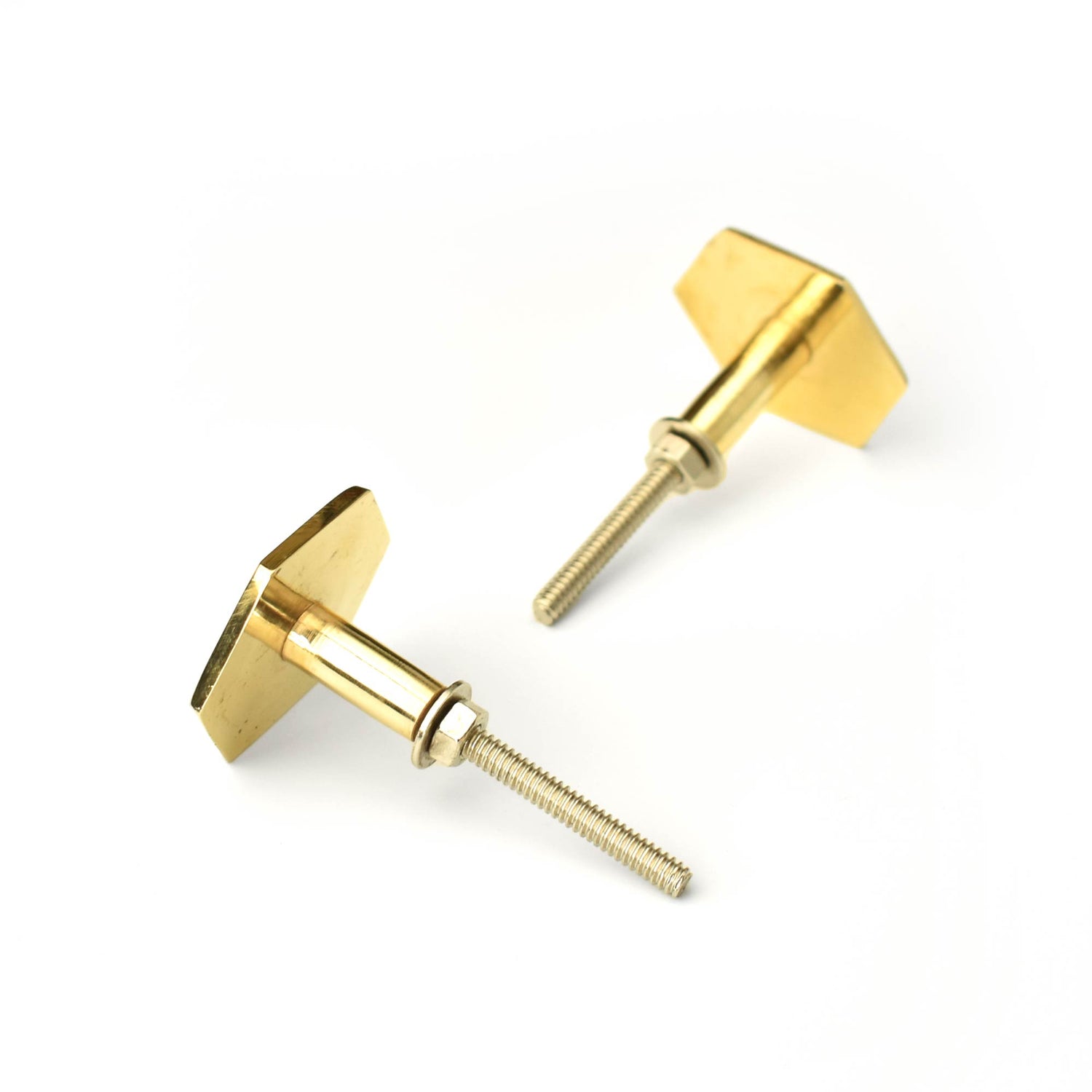 Sphinx Brass Mother of Pearl Cabinet Drawer Knob