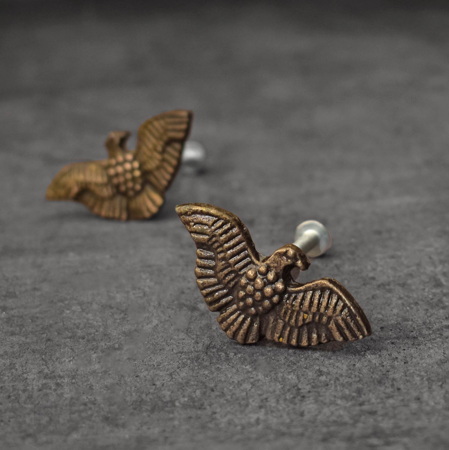 Storm Eagle Antique Cabinet Dresser Knob