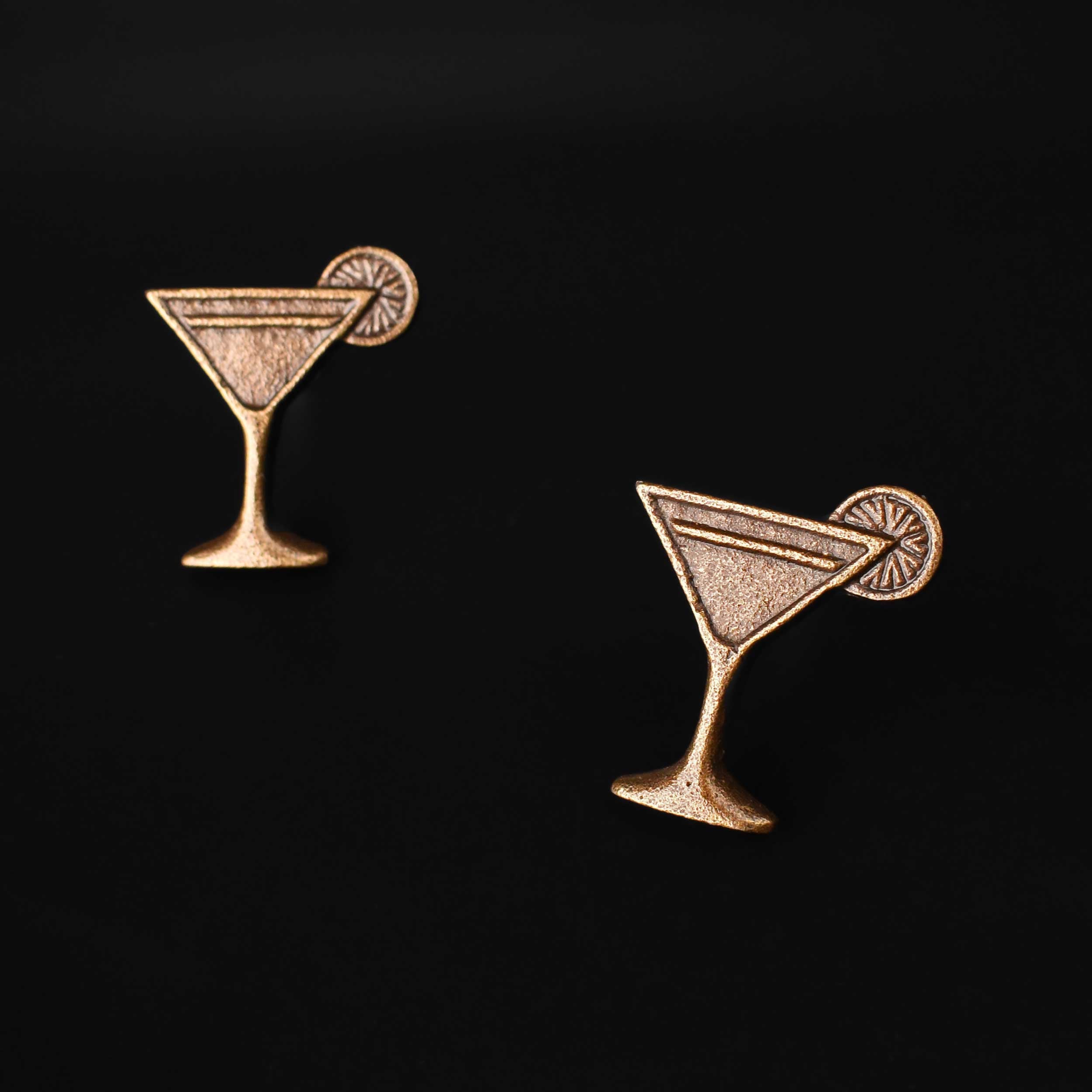 Zest Martini Glass Bar Cabinet Knob Pull
