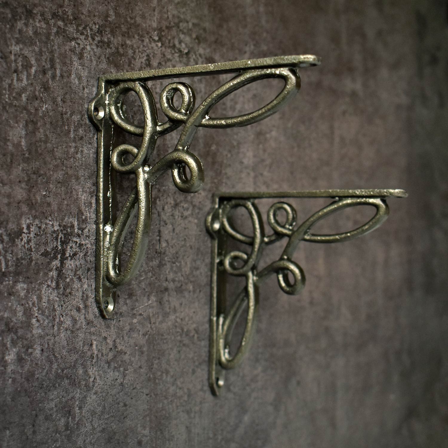 iron wall shelf bracket