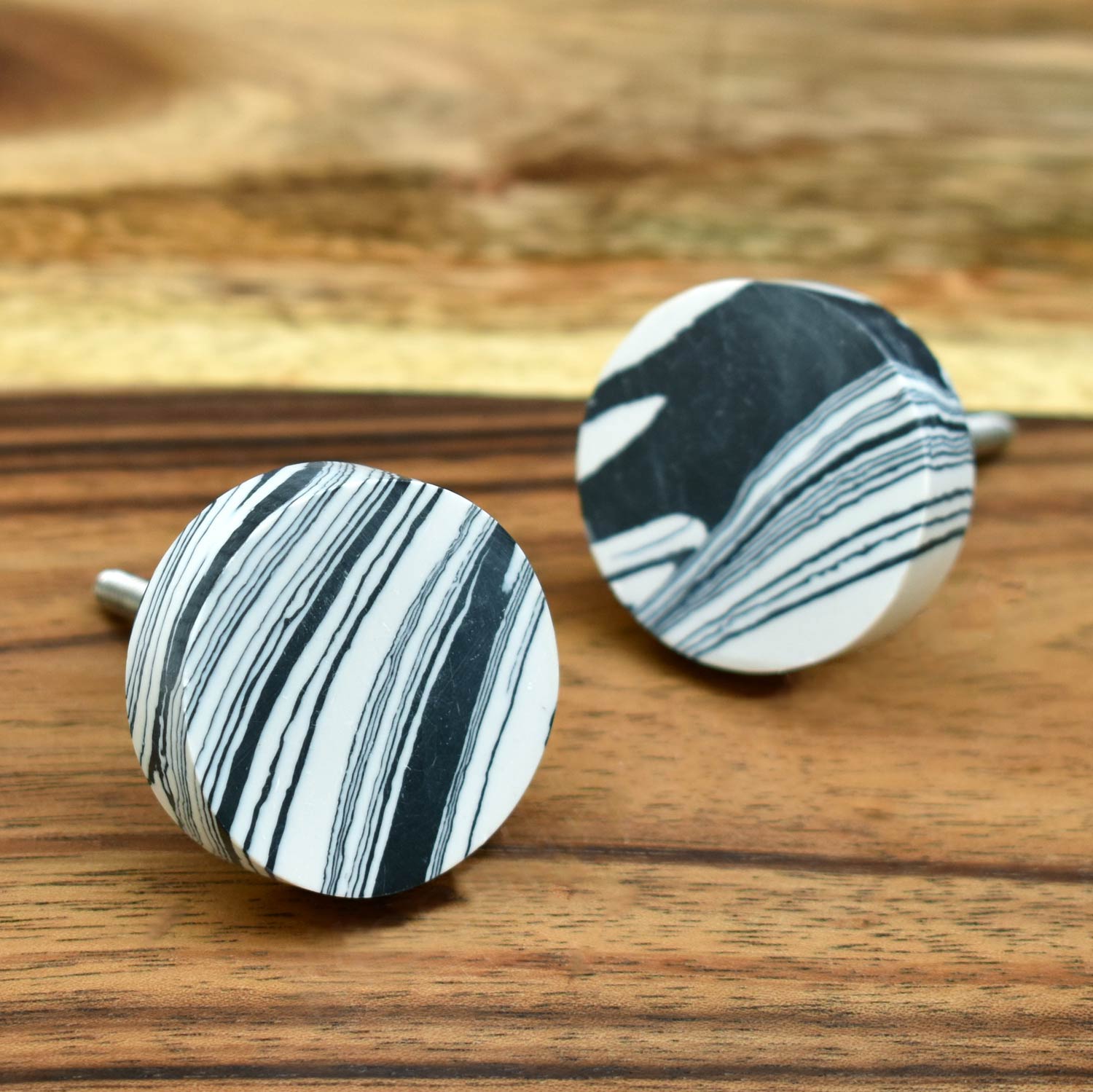 Noir Stone Cabinet Drawer Knob