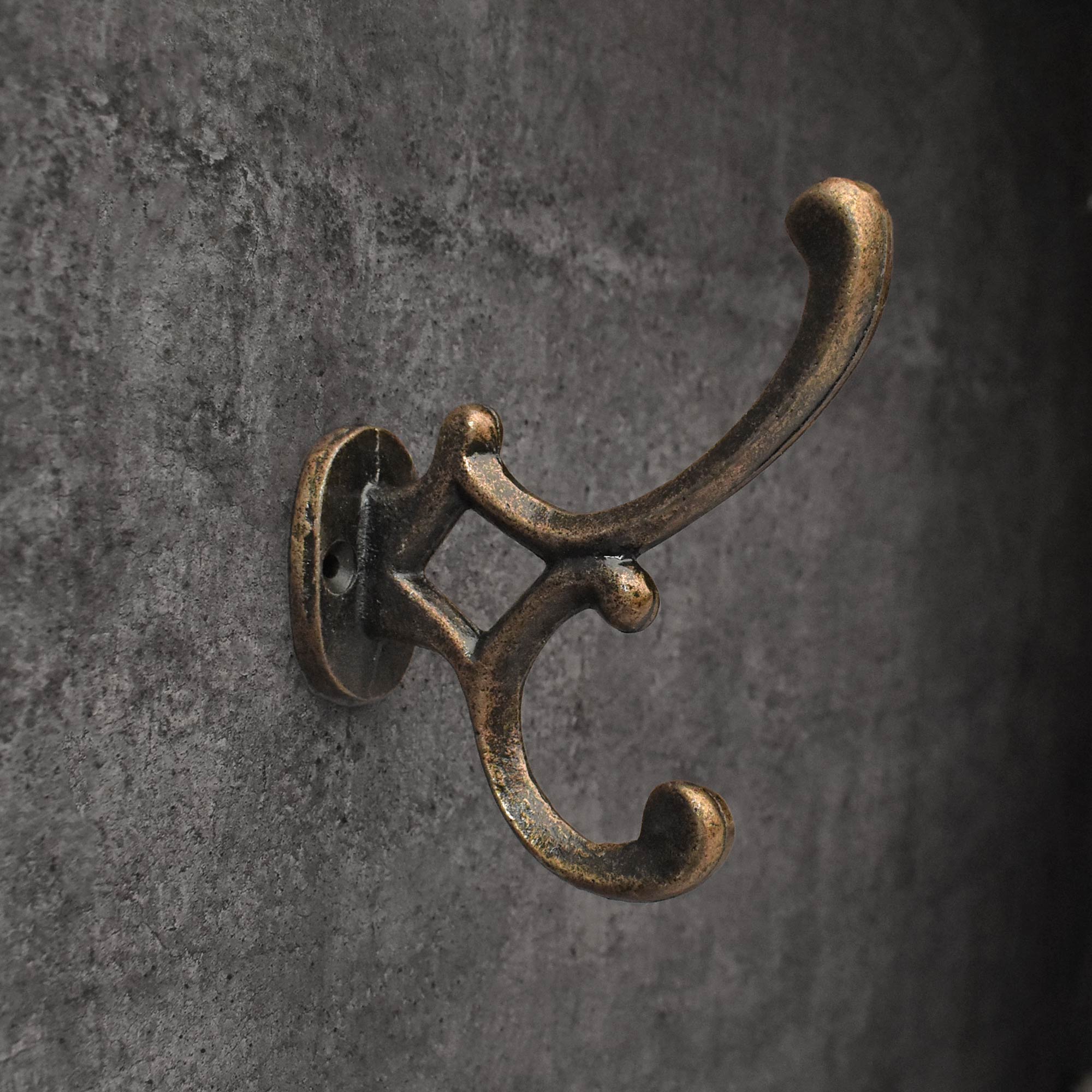 victorian cast iron wall hook