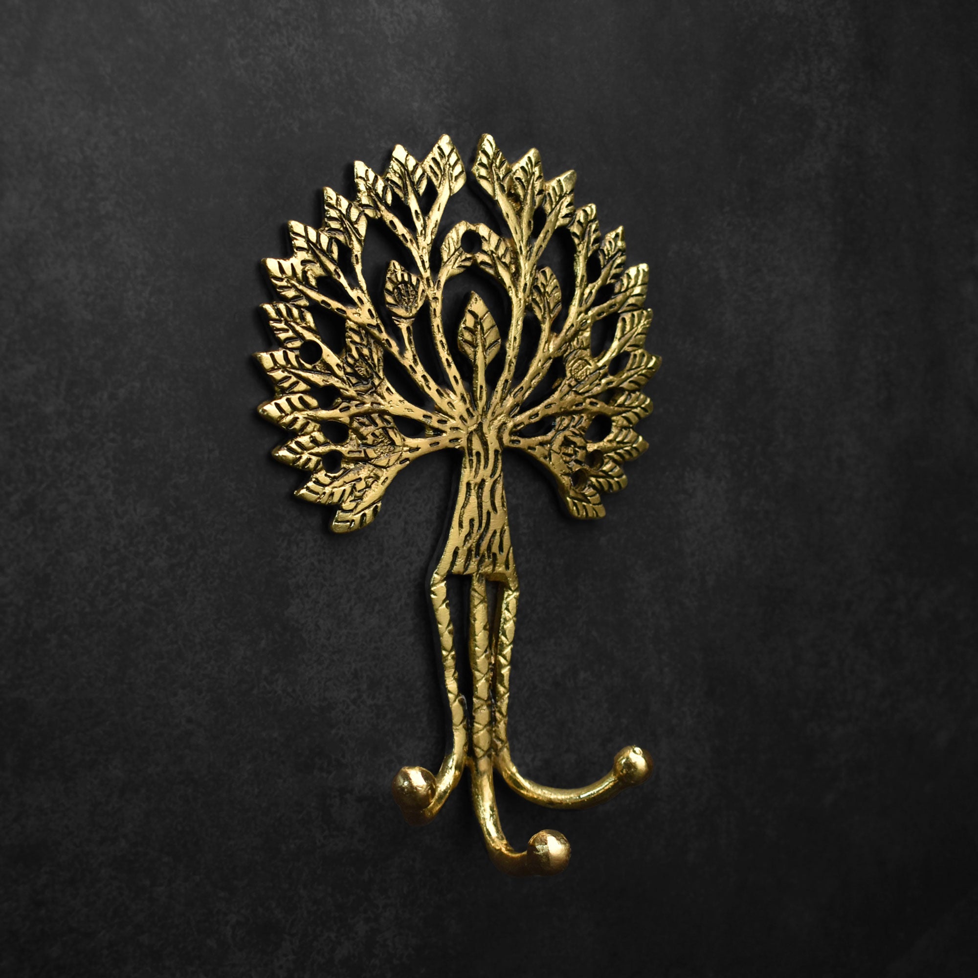 Aaranya Gold Tree of Life Keys Hook Hanger