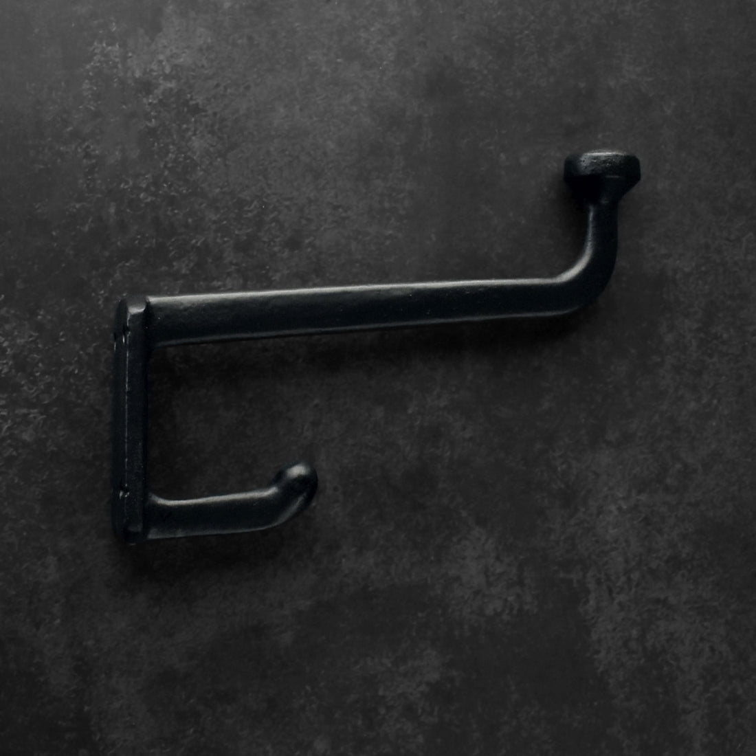 Duoro Cast Iron Black Retro Wall Hook and Hanger