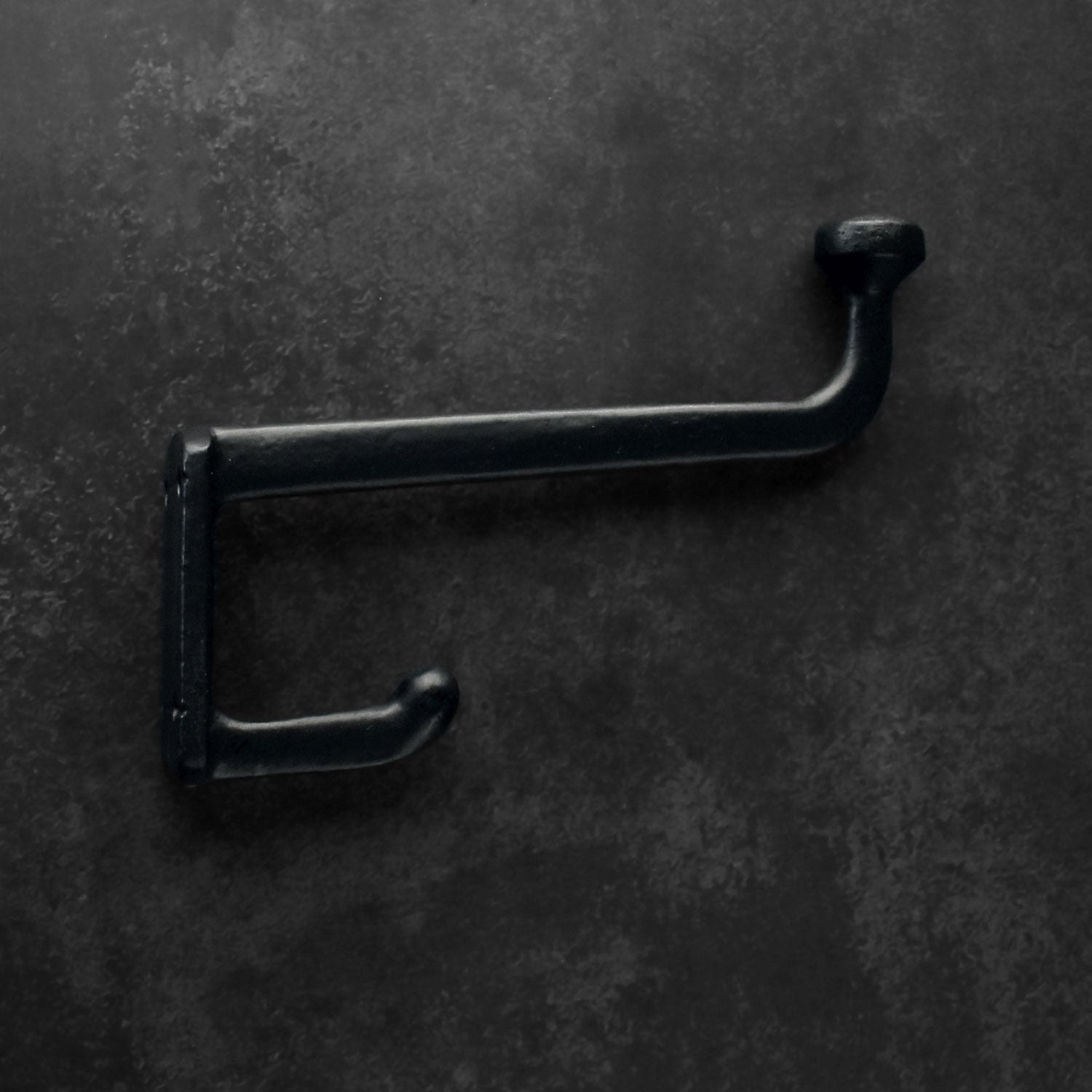 Duoro Cast Iron Black Retro Wall Hook and Hanger
