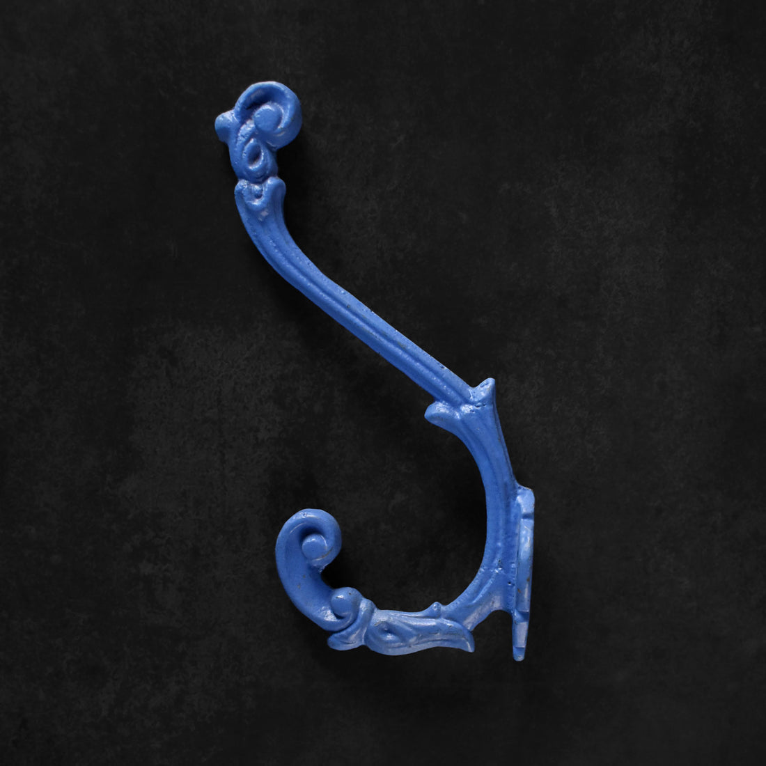 Orchid Bloom Cast Iron Coat and Towel Wall Hook