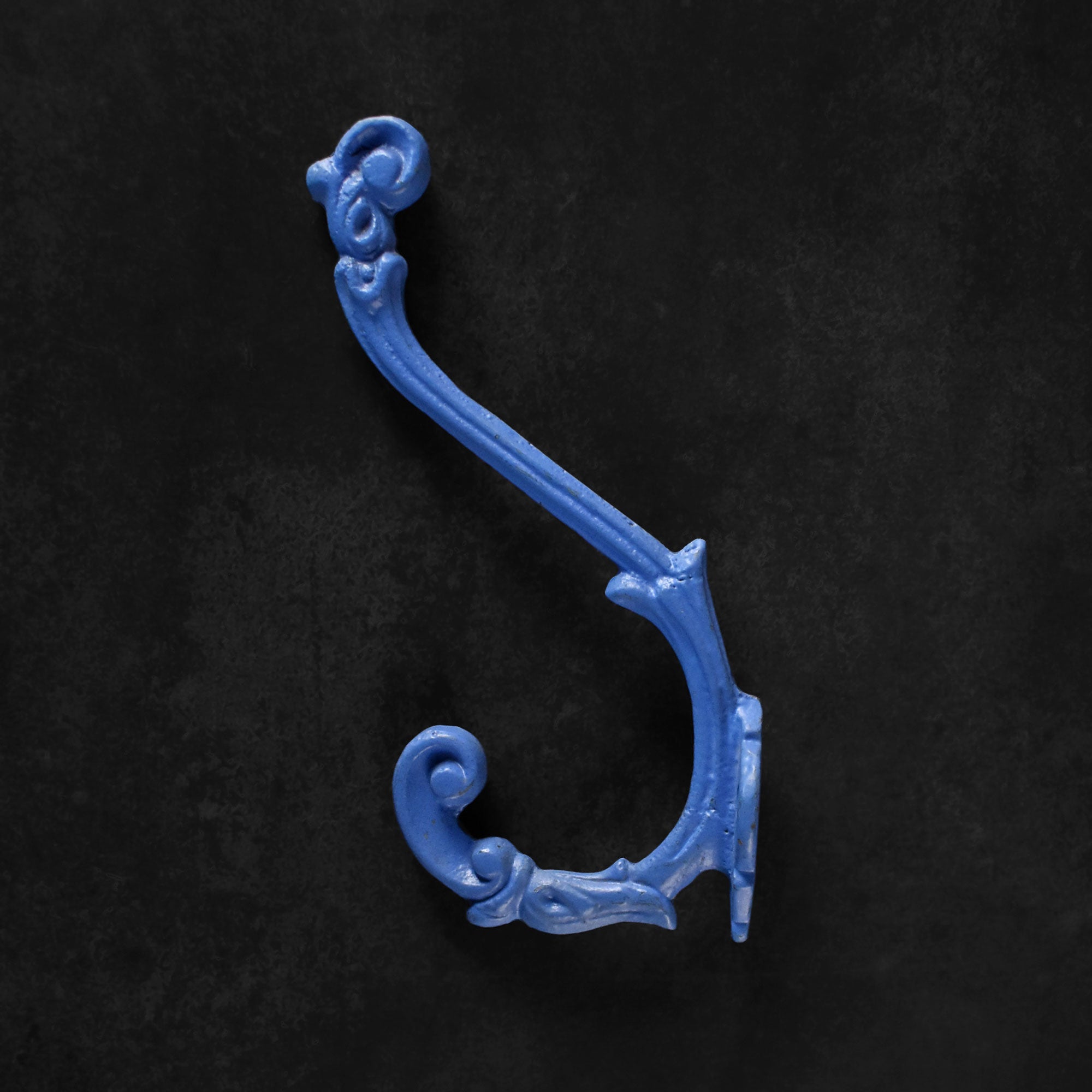 Orchid Bloom Cast Iron Coat and Towel Wall Hook