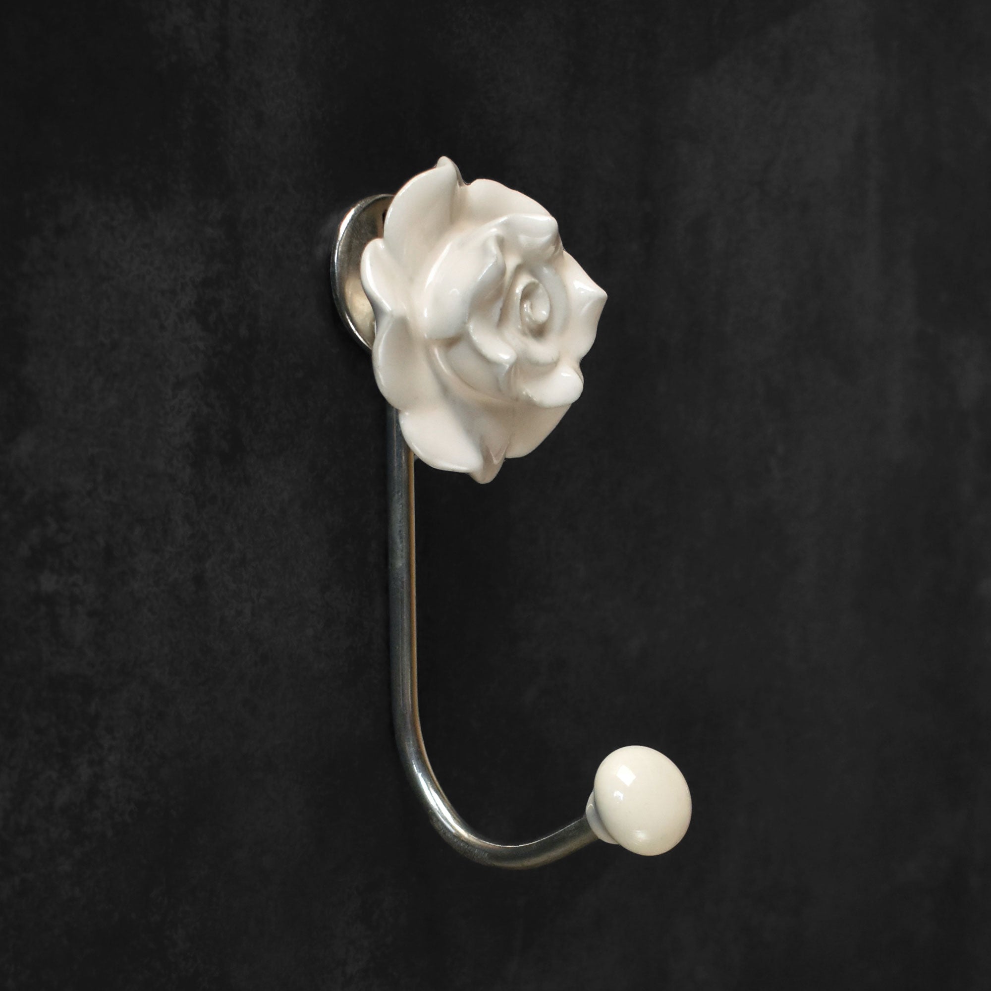 Milky Rose Coat Wall Hook