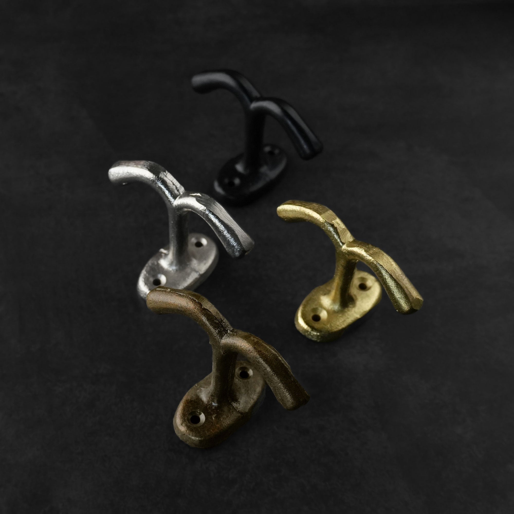 Baobab Cast Iron Small Double Wall Hook Ceiling Hook