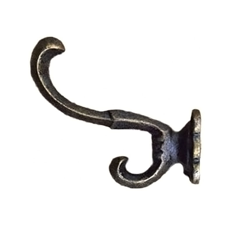 Felix Curved Cast Iron Coat and Towel Wall Hook