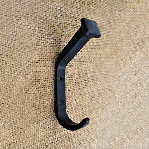 Ginkgo Cast Iron Minimalist Coat Wall Hook and Hanger