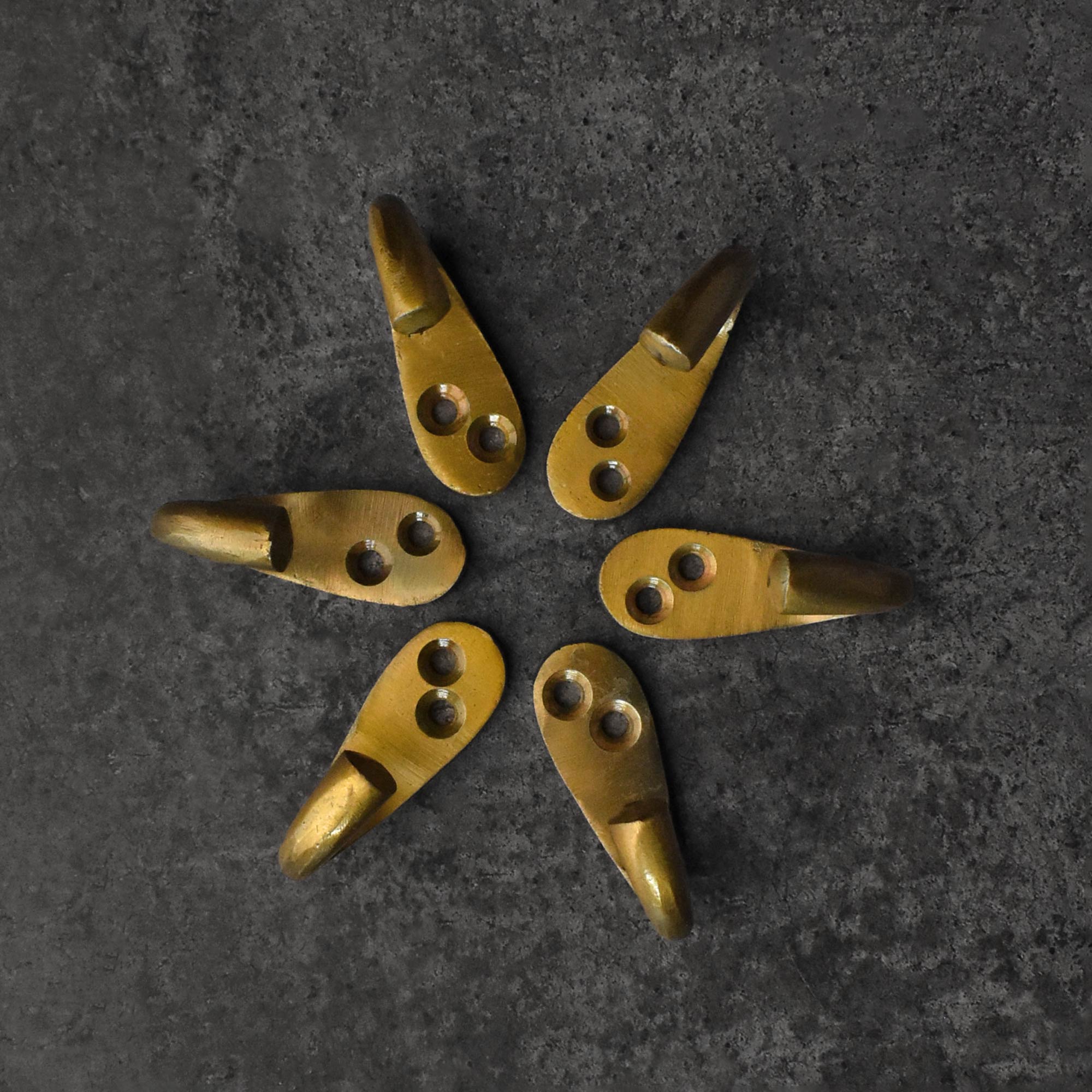 Baobab Cast Iron Minimalist Coat Wall Hook and Hanger