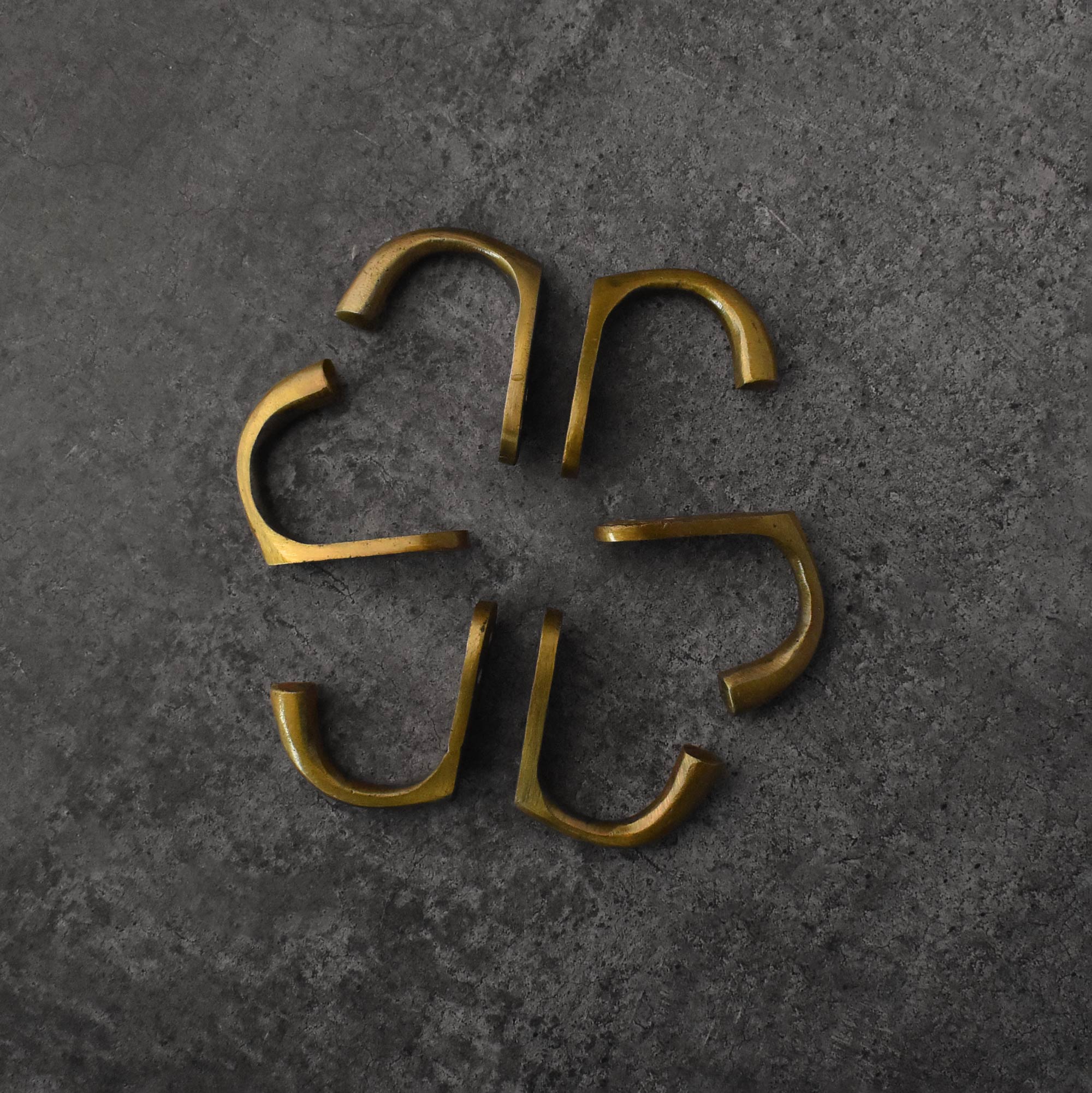 Baobab Cast Iron Minimalist Coat Wall Hook and Hanger