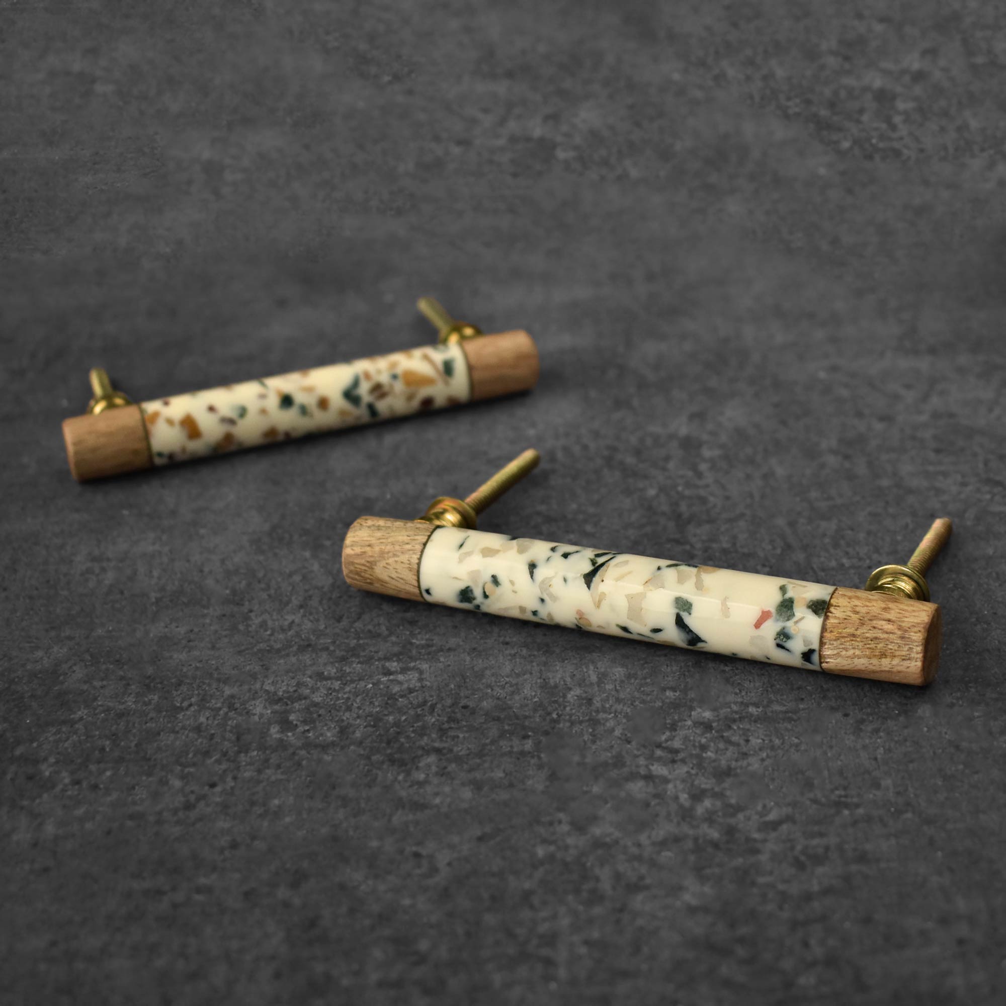 terrazzo cupboard handle