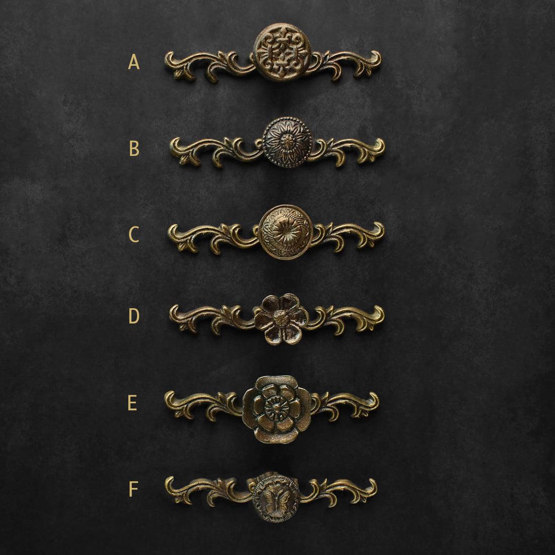 Gildra Vintage Metal Cabinet Drawer Pull Handle