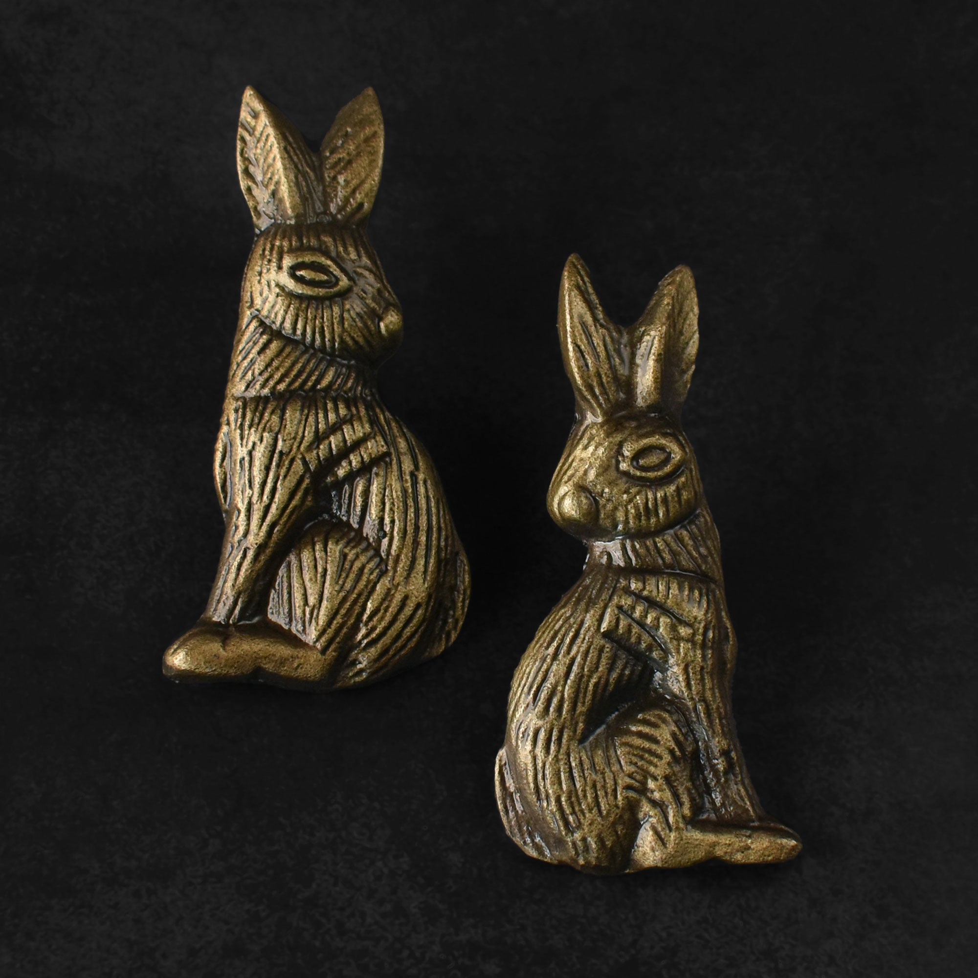 Roseline Decorative Rabbit Cabinet Drawer Handle Pair