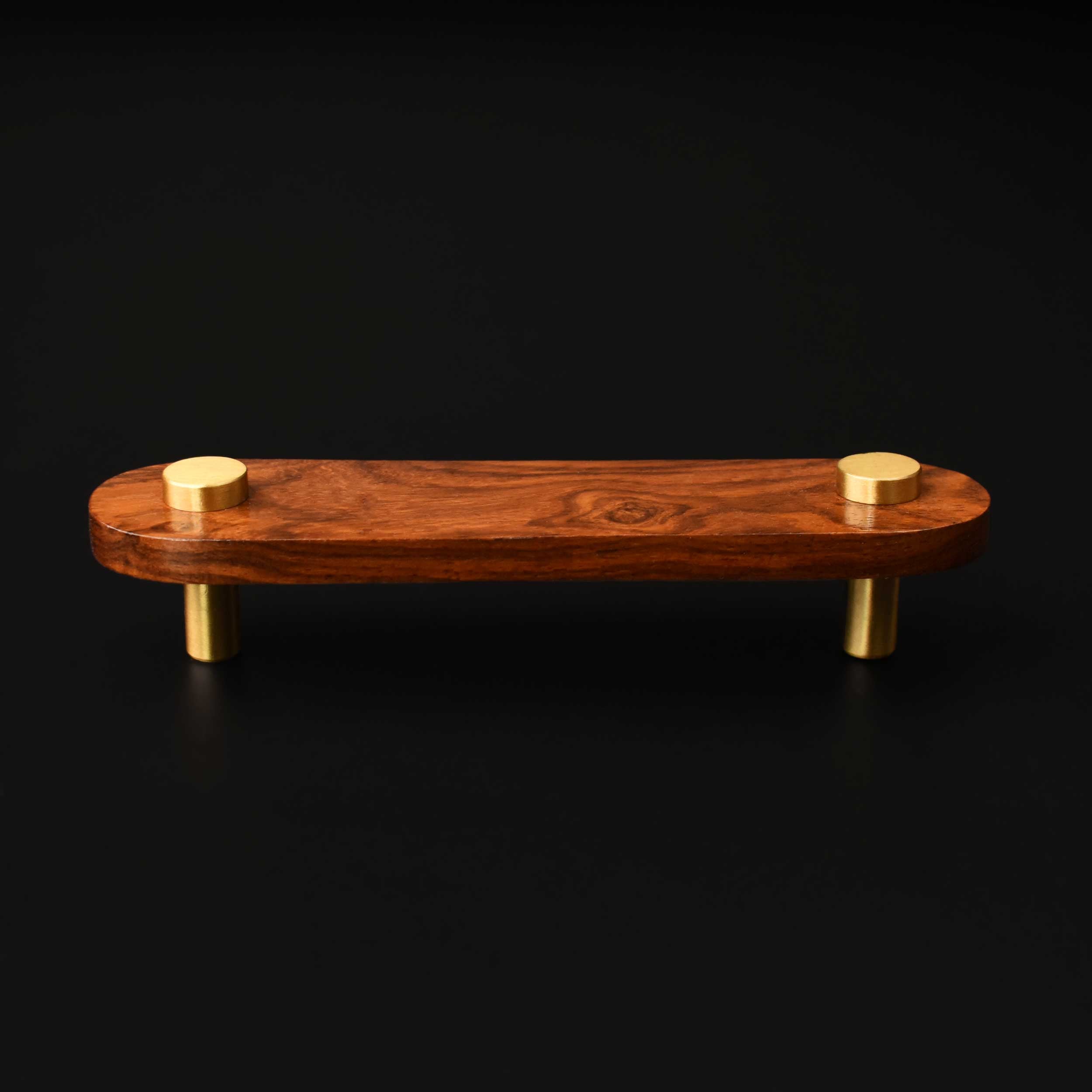 Fairmont Wood Brass Cabinet Drawer Handle