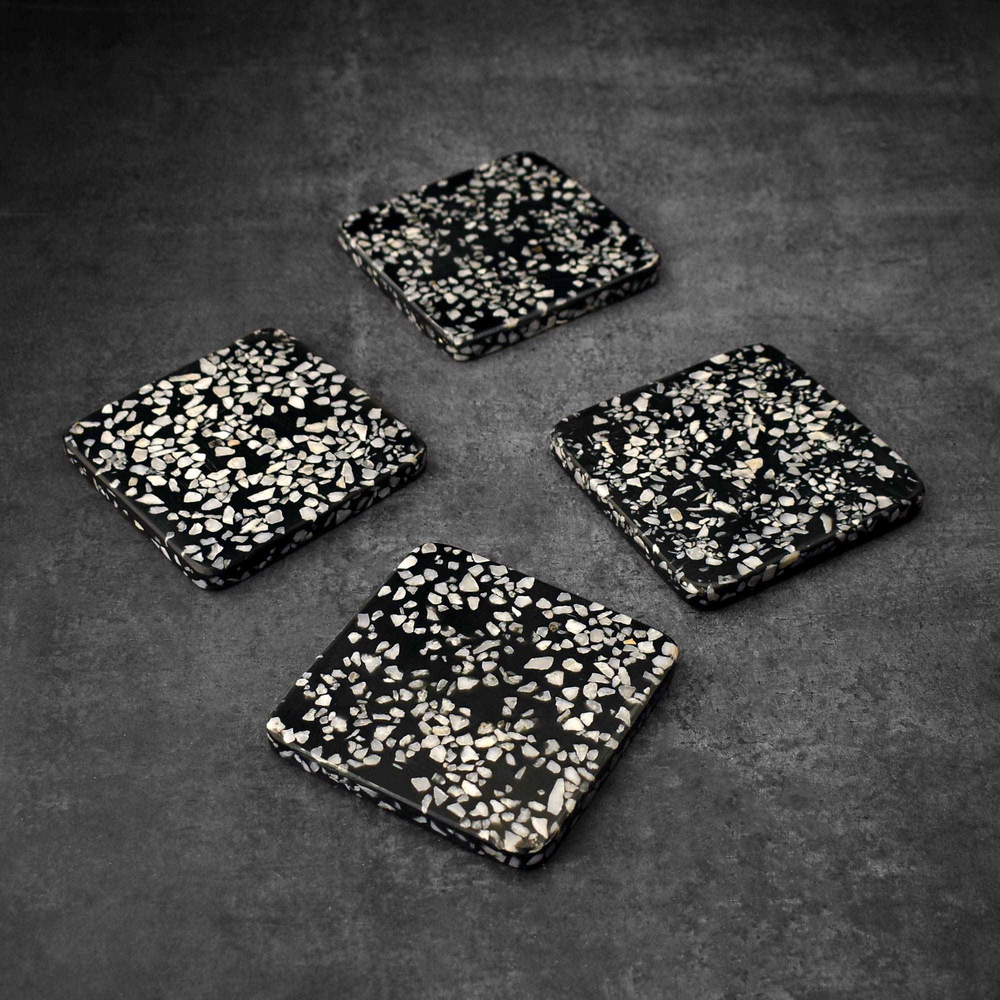 Eudora Terrazzo Coasters Set of 4