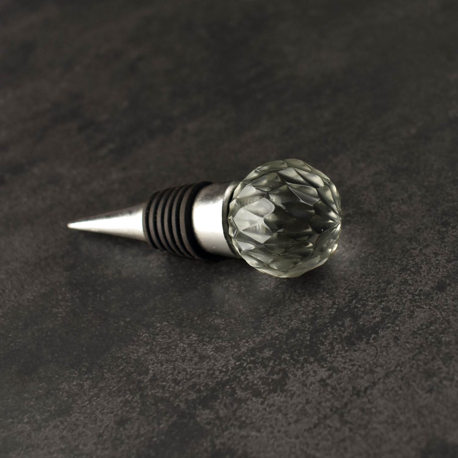 Vinella Cut Glass Wine Bottle Stopper