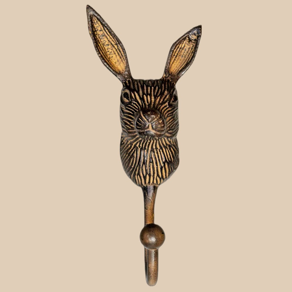 Brass Rabbit Head