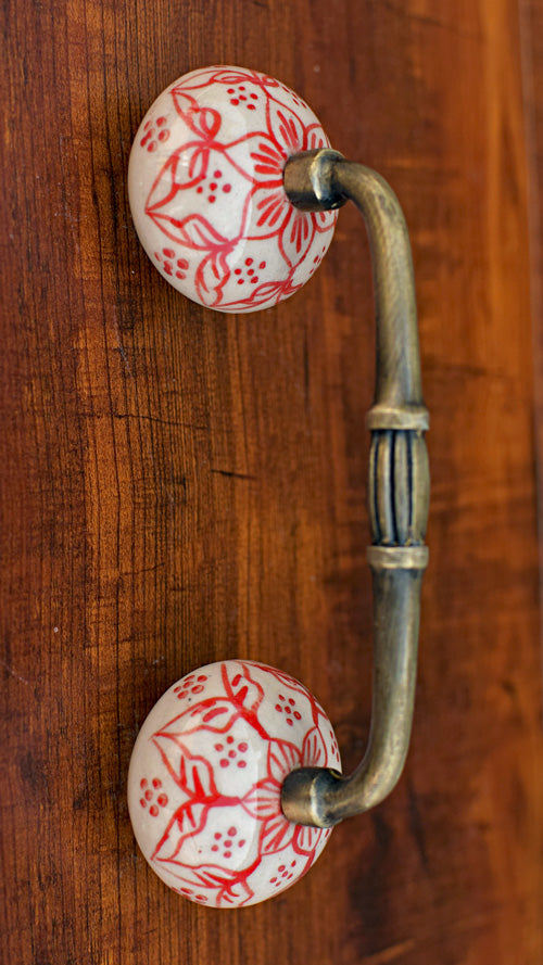 Hampshire Autumn Ceramic Knob Antique Cabinet Handle and Pull