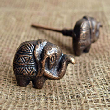 Nora Elephant Wardrobe Cabinet Knob