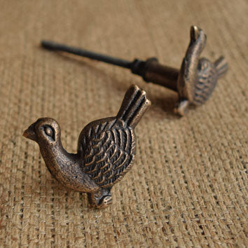 Henrietta Peacock Bird Cabinet Knob
