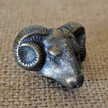 Ember Goat Cabinet Knob