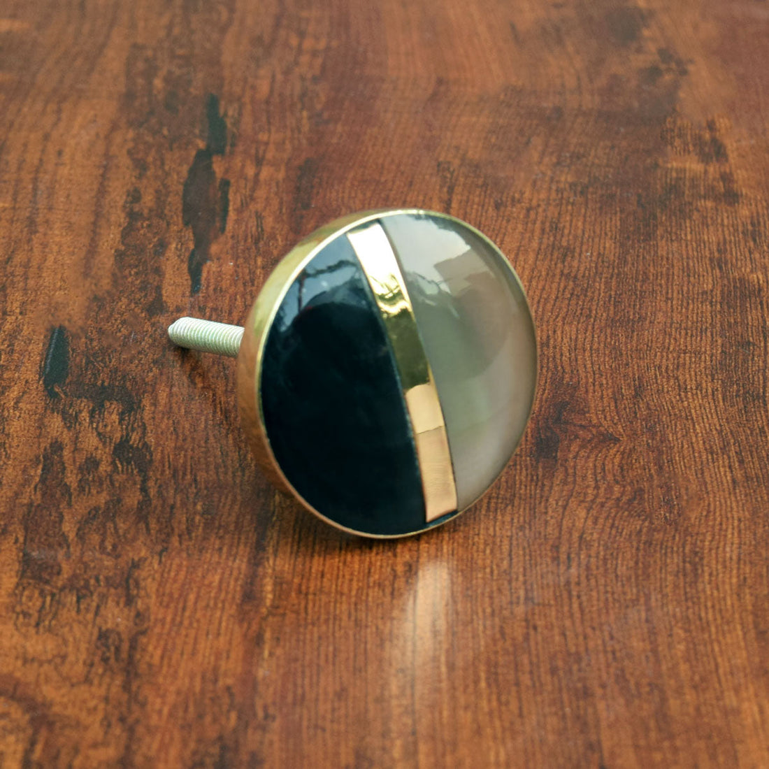 Calendola Brass Dual Tone Cabinet Dresser Knob