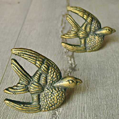 Robin Bird Cupboard Drawer Knob